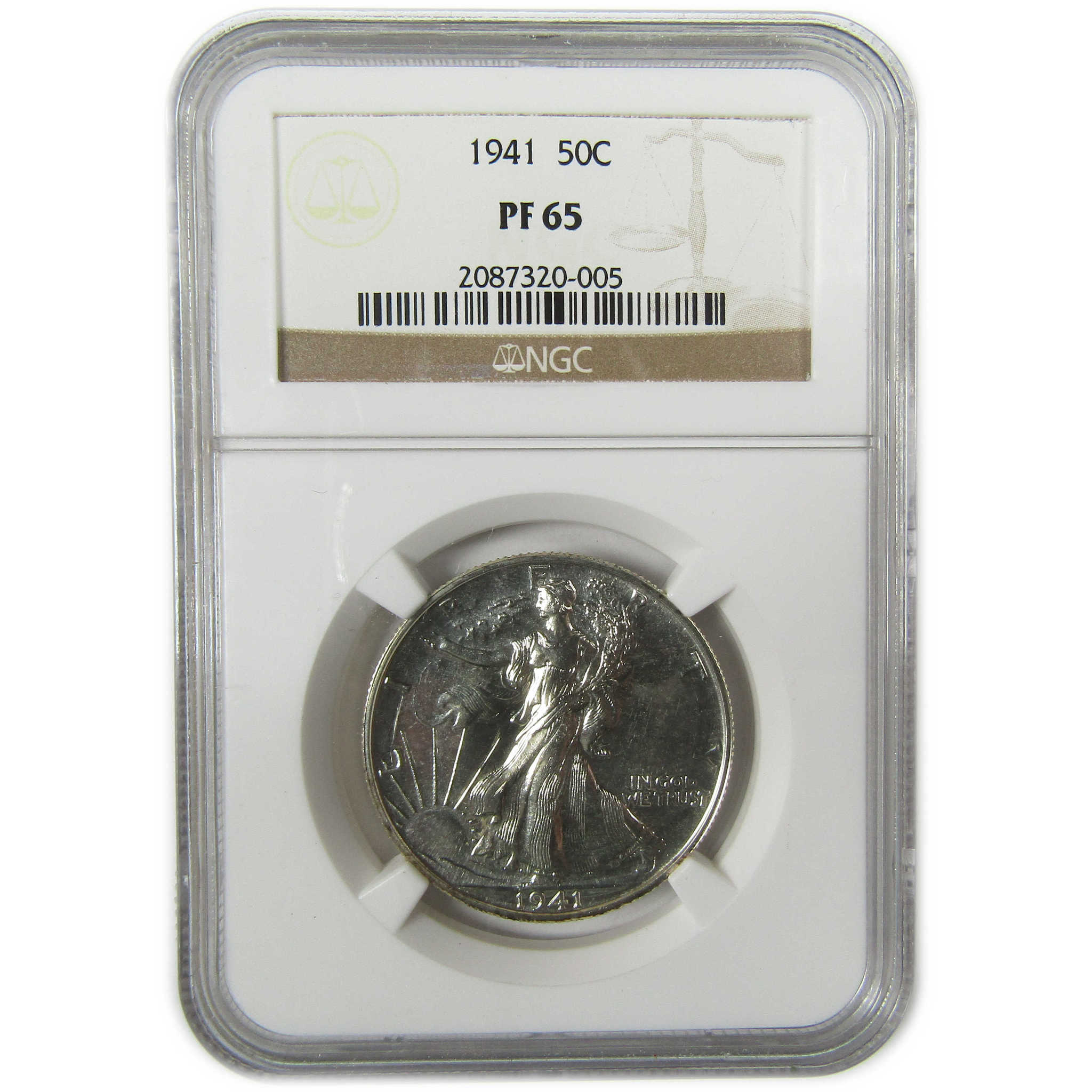 1941 Liberty Walking Silver Half Dollar PF 65 NGC Proof SKU:CP1554