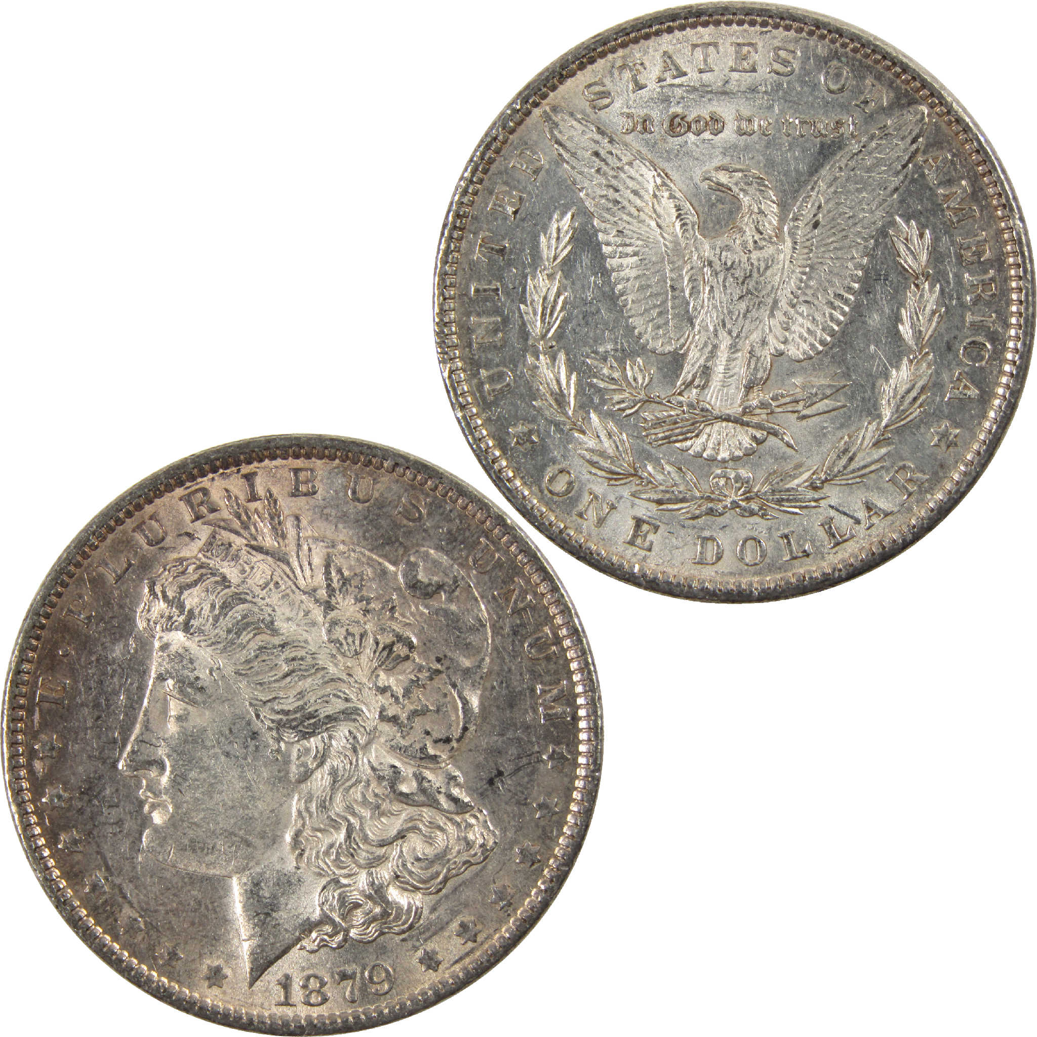 1879 Morgan Dollar CH AU Choice About Uncirculated Silver $1 Coin - Morgan coin - Morgan silver dollar - Morgan silver dollar for sale - Profile Coins &amp; Collectibles