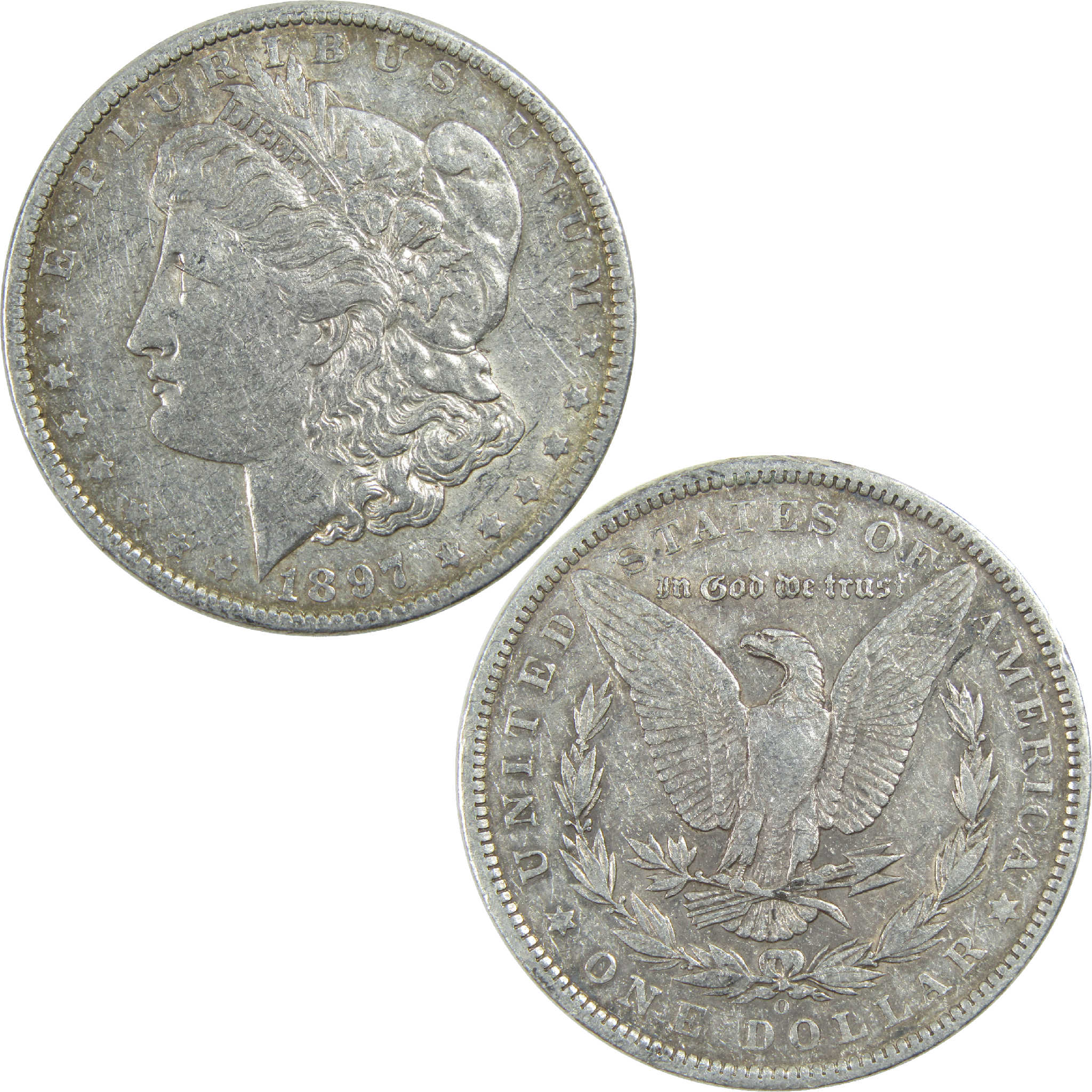 1897 O Morgan Dollar XF EF Extremely Fine Details Silver $1 SKU:I13213 - Morgan coin - Morgan silver dollar - Morgan silver dollar for sale - Profile Coins &amp; Collectibles