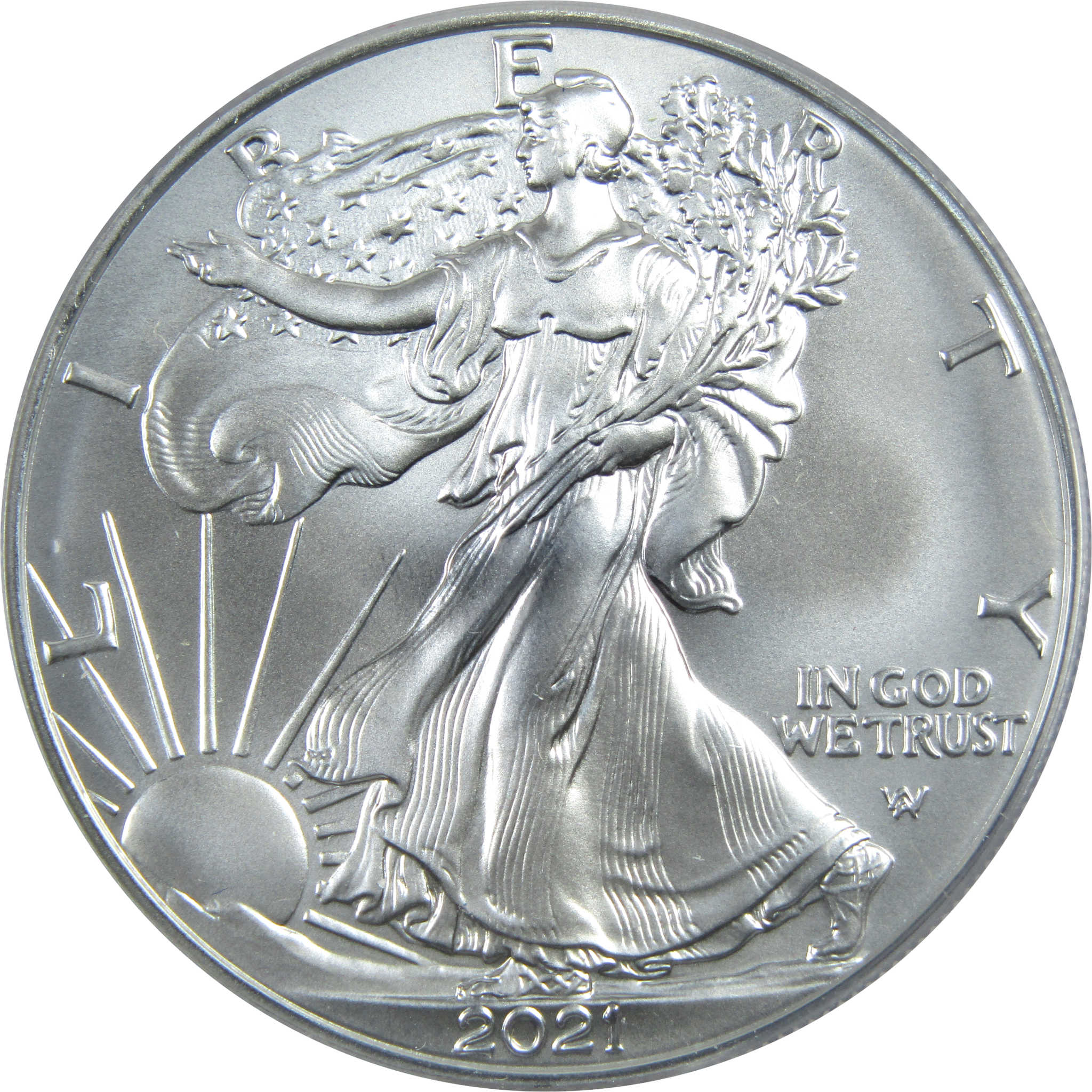 2021 (S) Type 2 American Silver Eagle MS 70 ANACS $1 SKU:CPC7826