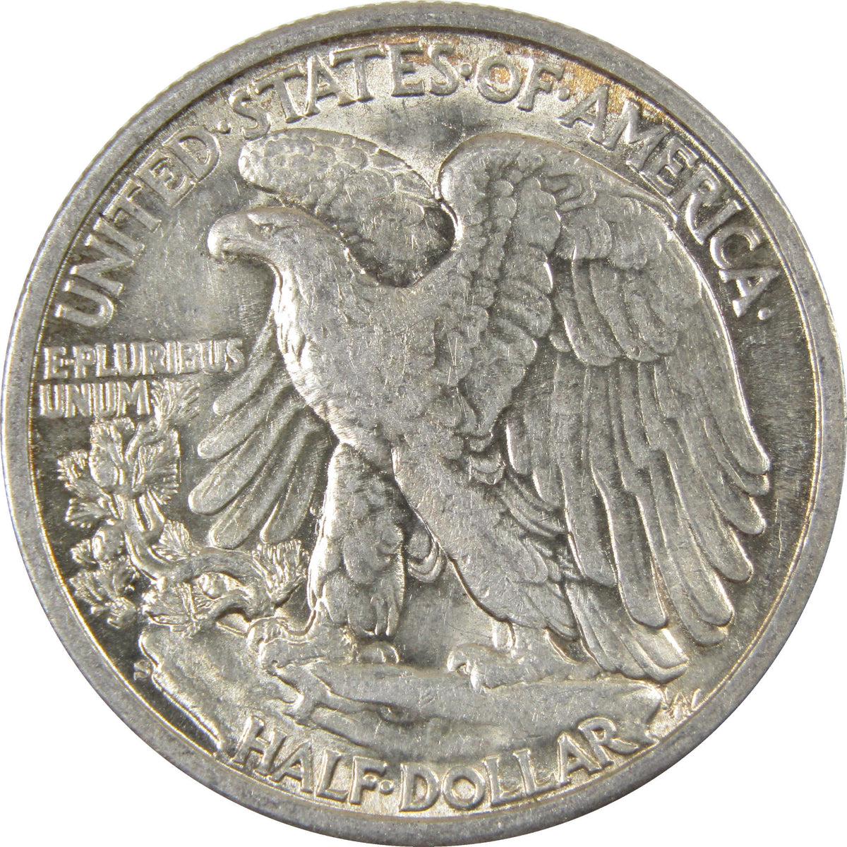 1945 S Liberty Walking Silver 50c Borderline Uncirculated SKU:I28680