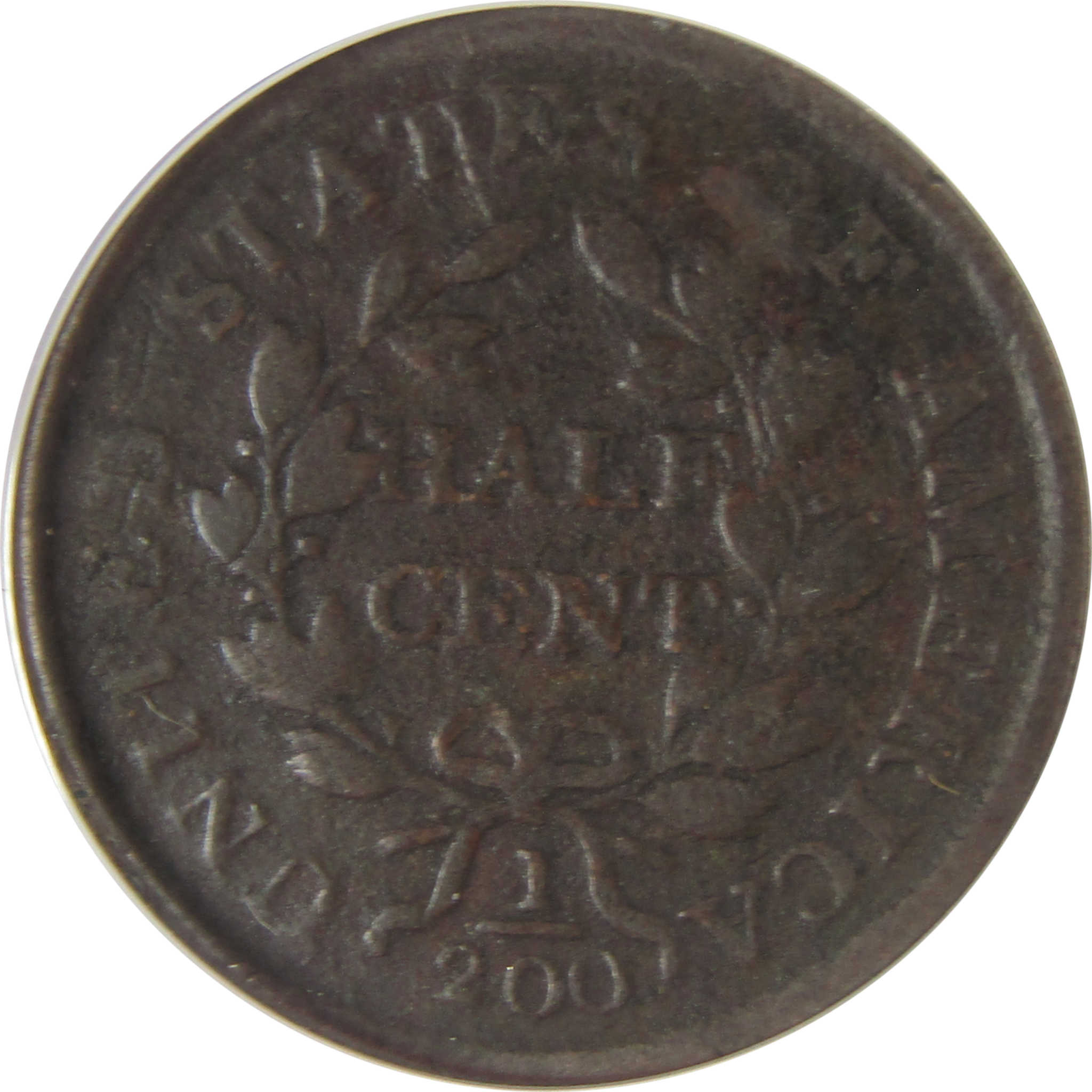 1804 Crosslet 4 Stems Draped Bust 1/2c VG 10 Details ANACS SKU:I20143