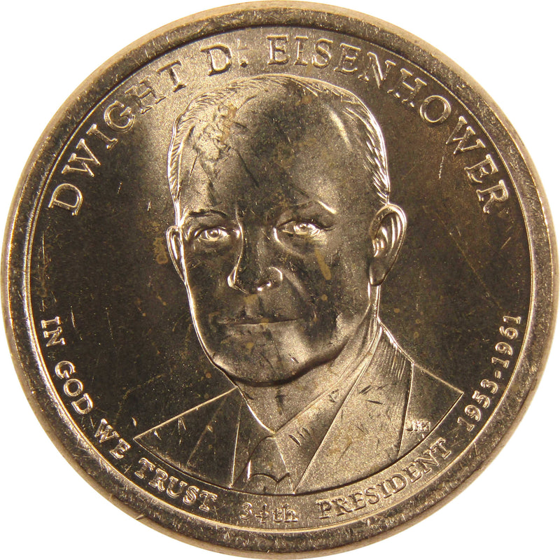 2015 P Dwight D Eisenhower Presidential Dollar BU Uncirculated $1 Coin