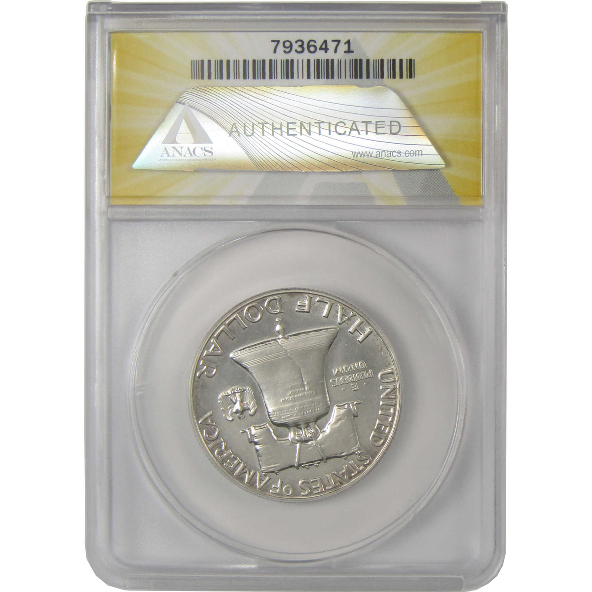 1954 Franklin Silver Half Dollar PF 62 ANACS Proof 50c Coin SKU:I28759