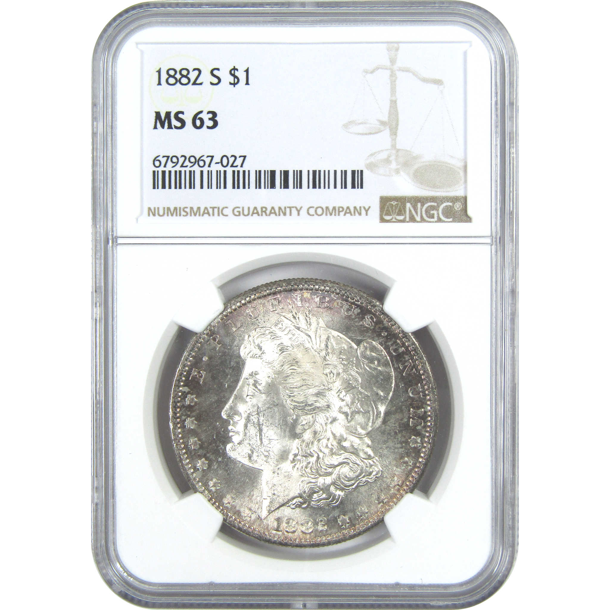 1882 S Morgan Dollar MS 63 NGC Silver $1 Uncirculated Coin SKU:I15726 - Morgan coin - Morgan silver dollar - Morgan silver dollar for sale - Profile Coins &amp; Collectibles