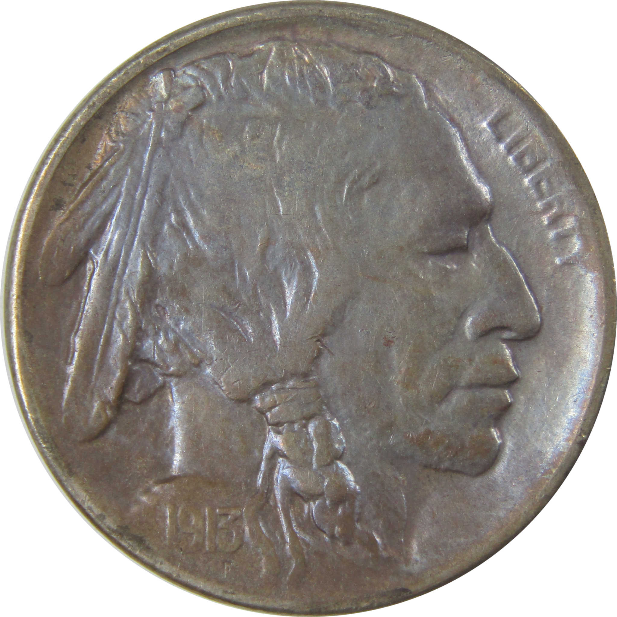 1913 S Type 1 Indian Head Buffalo Nickel VF Very Fine SKU:I22839
