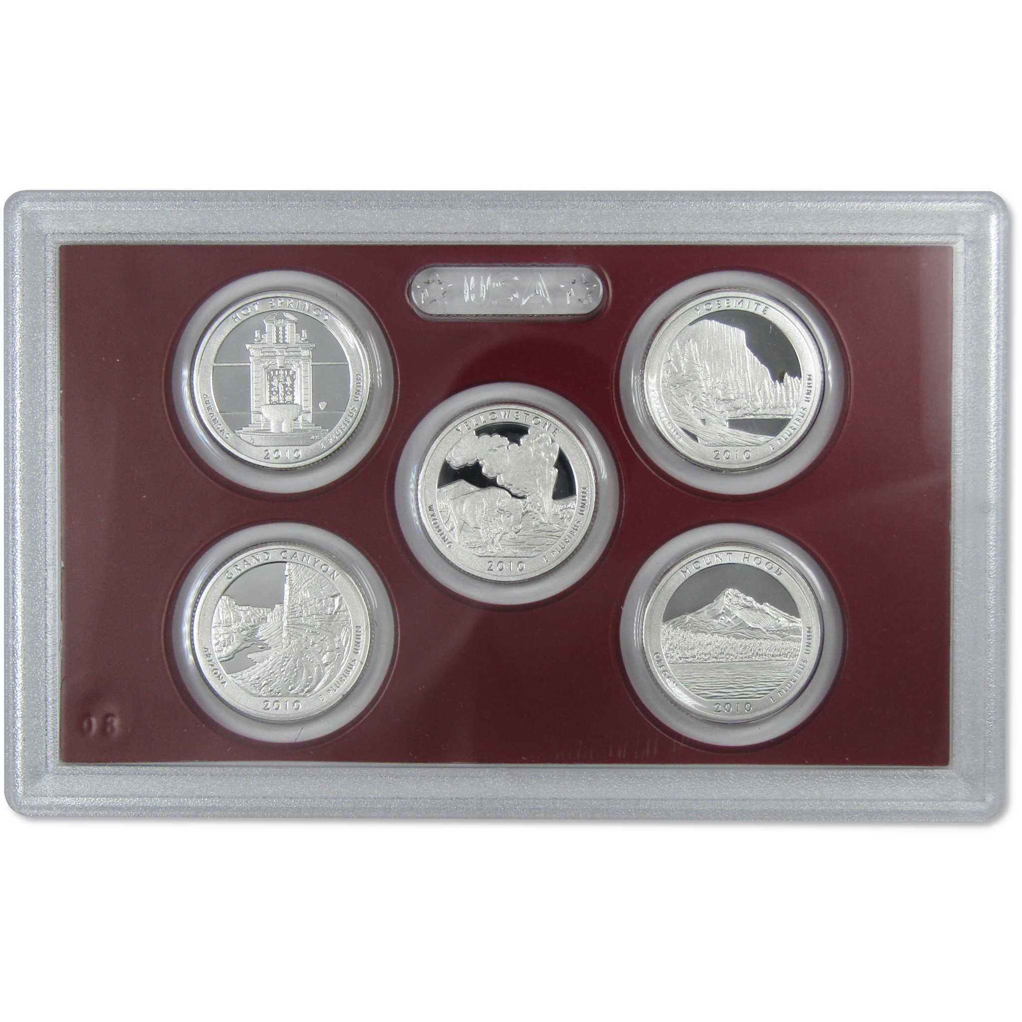 2010 America the Beautiful Quarter Silver Proof Set U.S. Mint OGP COA