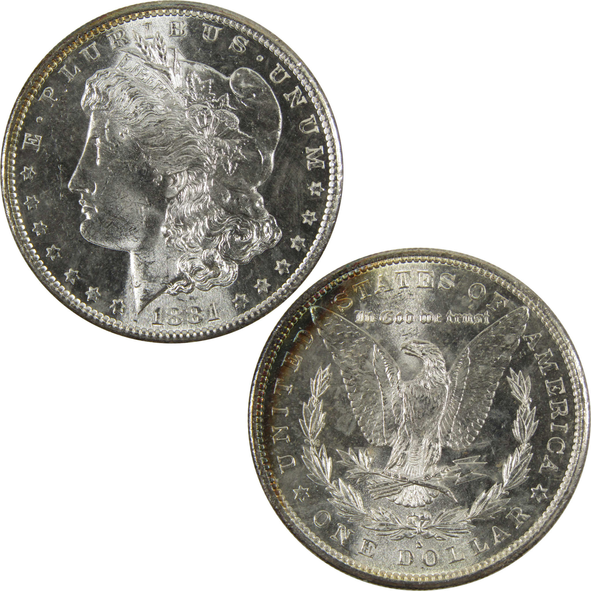 1881 S Morgan Dollar BU Choice Uncirculated 90% Silver $1 SKU:I6204 - Morgan coin - Morgan silver dollar - Morgan silver dollar for sale - Profile Coins &amp; Collectibles