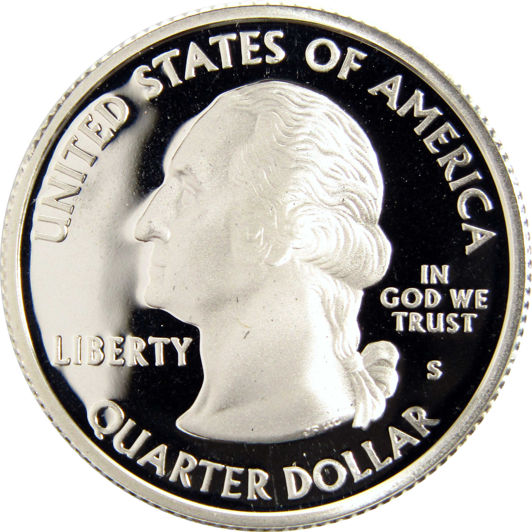 2007 S Utah State Quarter Silver 25c Proof Coin