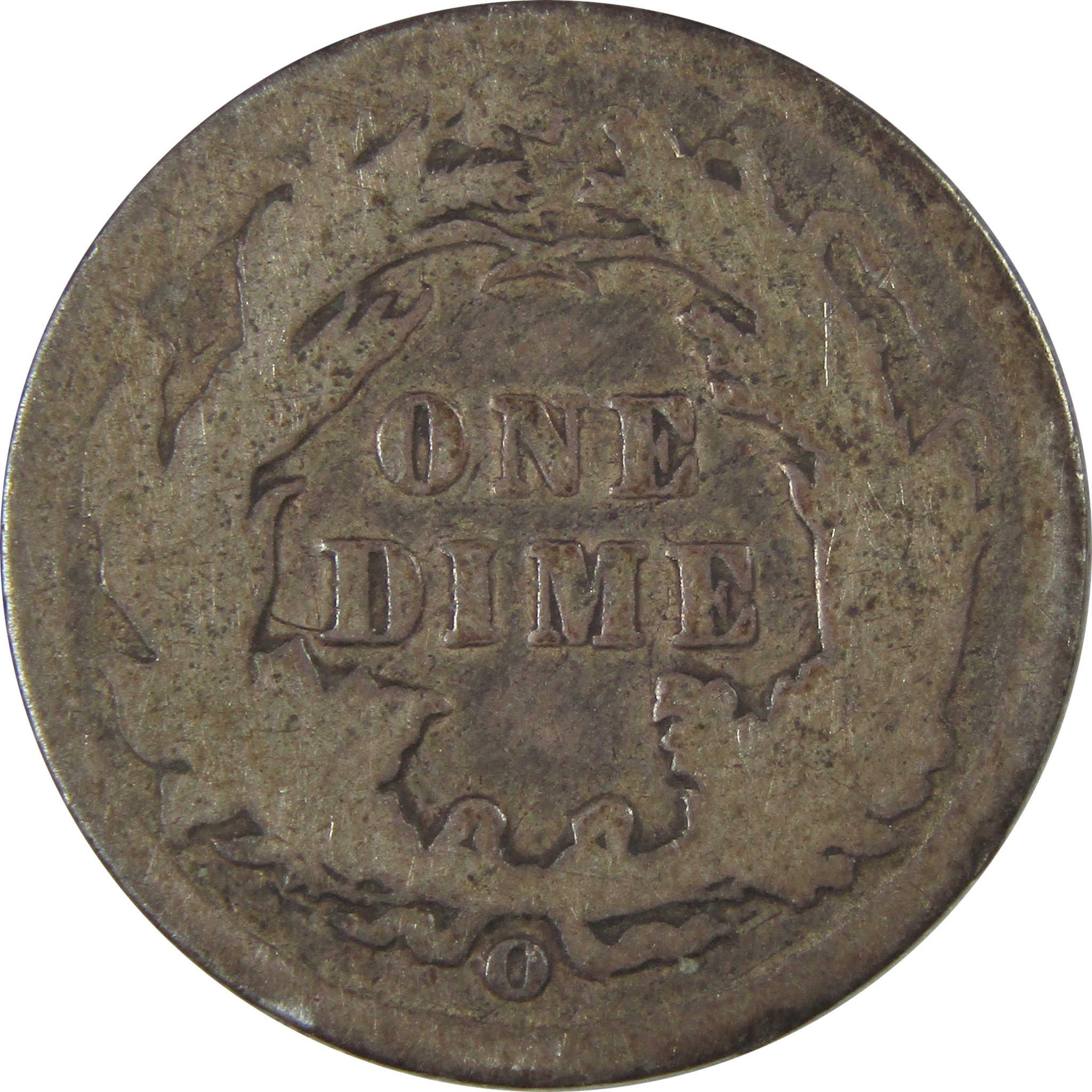 1891 O Seated Liberty Silver Dime AG About Good 10c Coin SKU:I24002