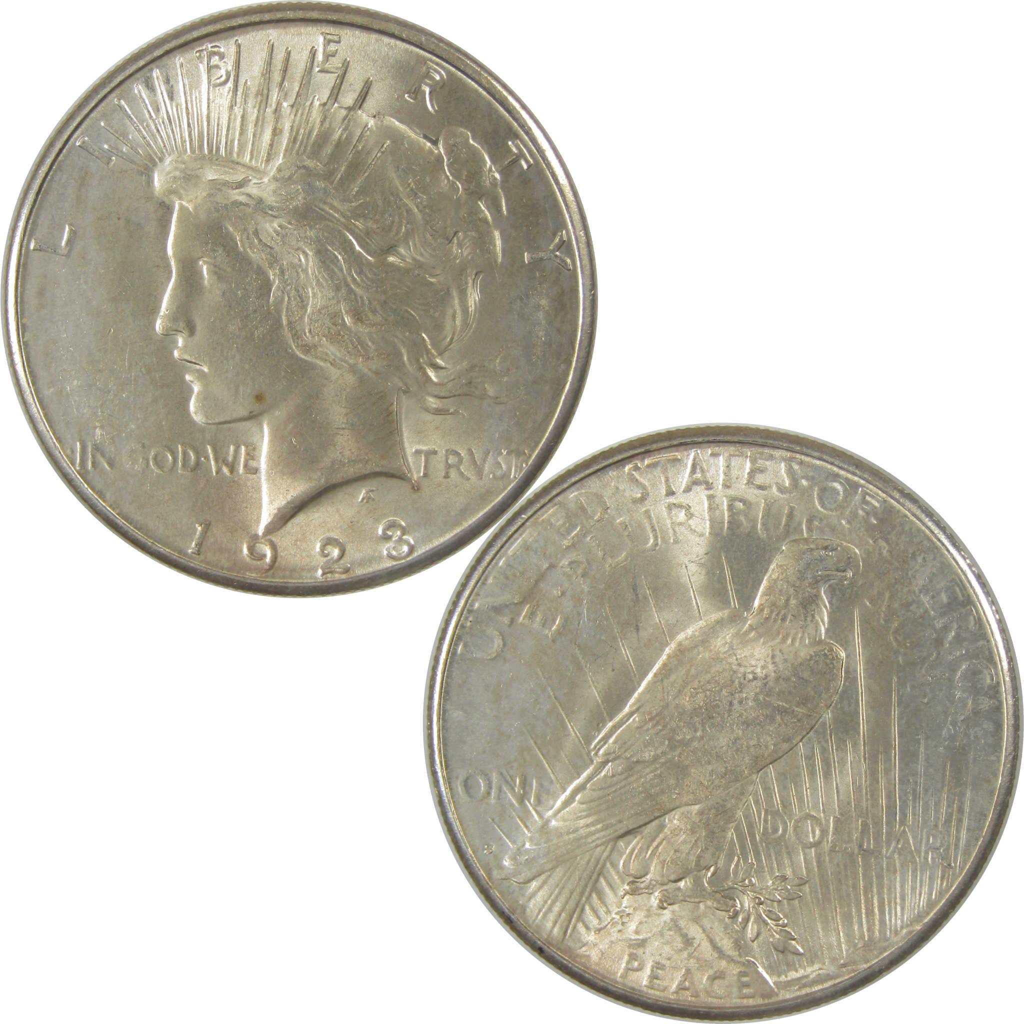 1923 S Peace Silver Dollar BU Very Choice Uncirculated Mint State