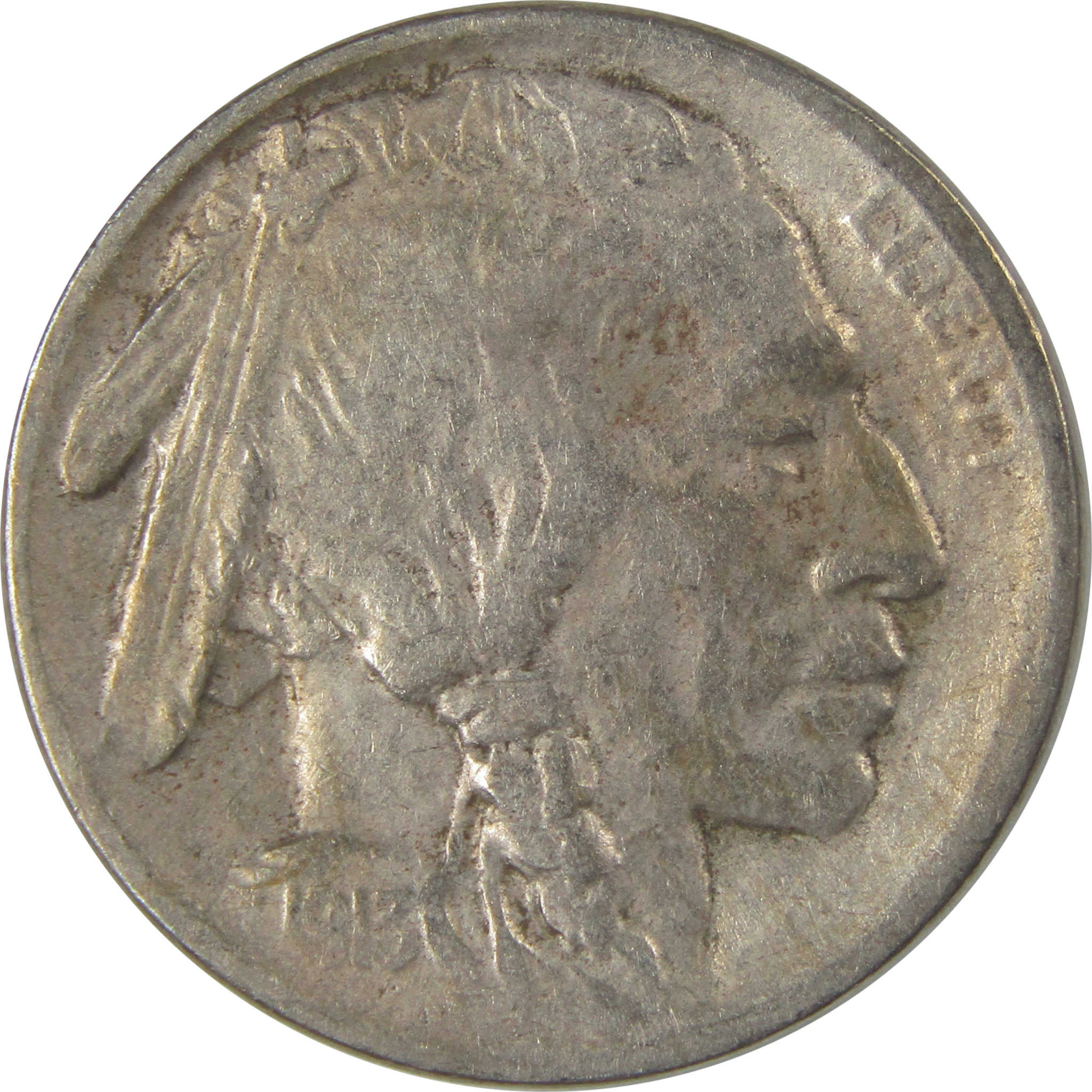 1913 S Type 1 Indian Head Buffalo Nickel F Fine Details SKU:I22900