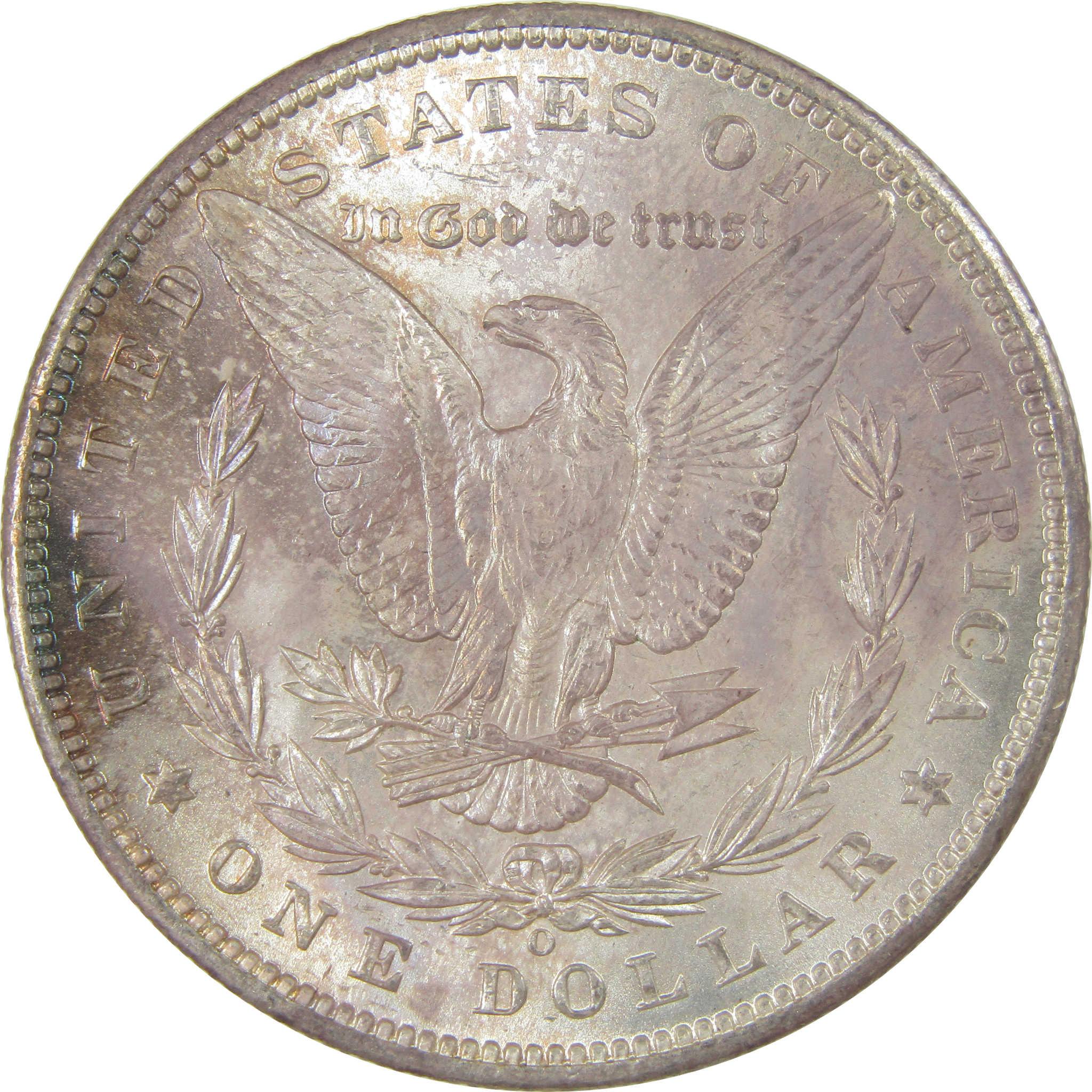 1898 O Morgan Silver Dollar Uncirculated Mint State Toned SKU:I24032