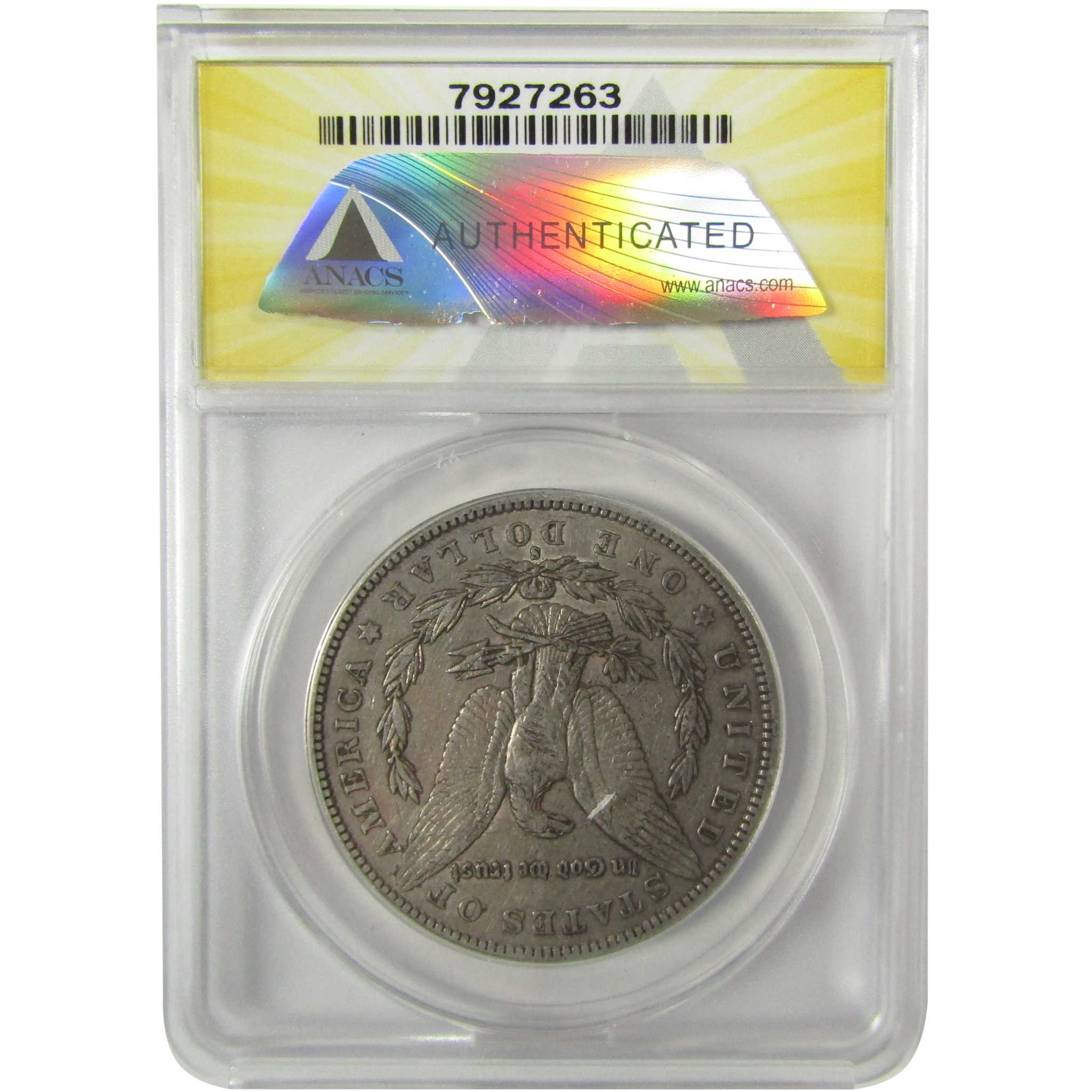 1896 S Morgan Silver Dollar EF 45 Details ANACS $1 Coin SKU:I28466