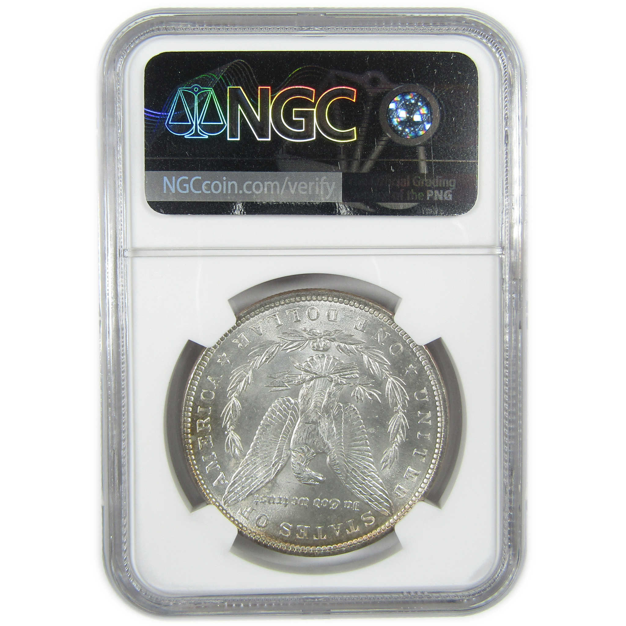 1886 Morgan Silver Dollar MS 63 NGC Uncirculated $1 Coin SKU:I27566