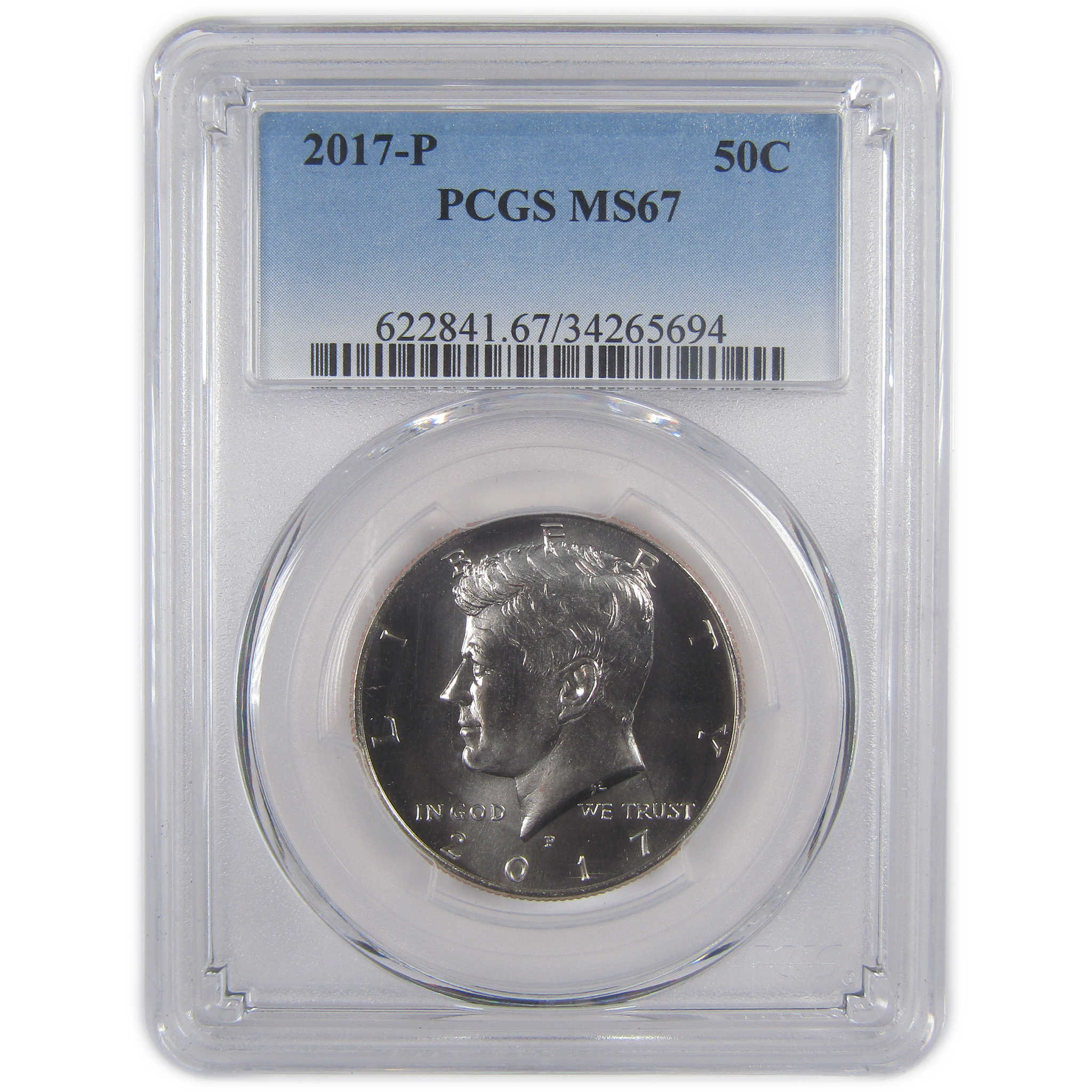 2017 P Kennedy Half Dollar MS 67 PCGS Clad Uncirculated SKU:CPC9760