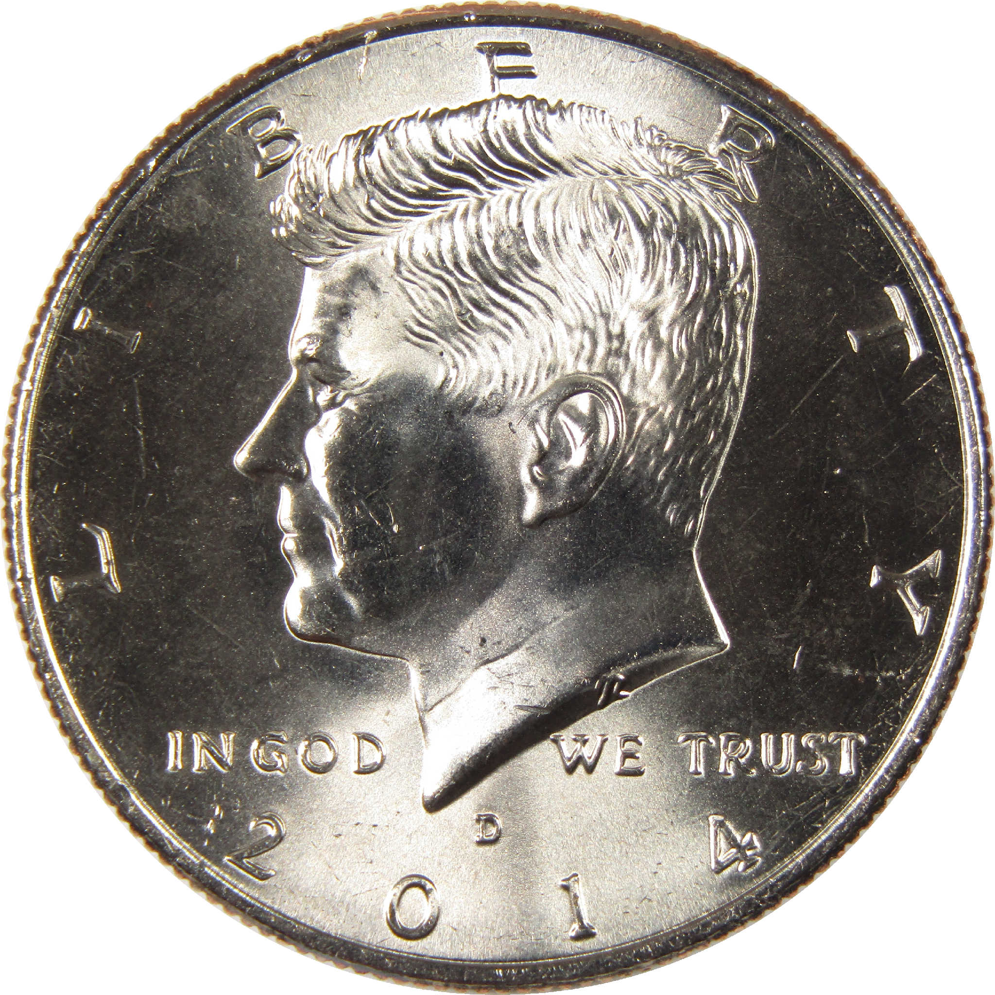 2014 D Kennedy Half Dollar Uncirculated Clad 50c Coin