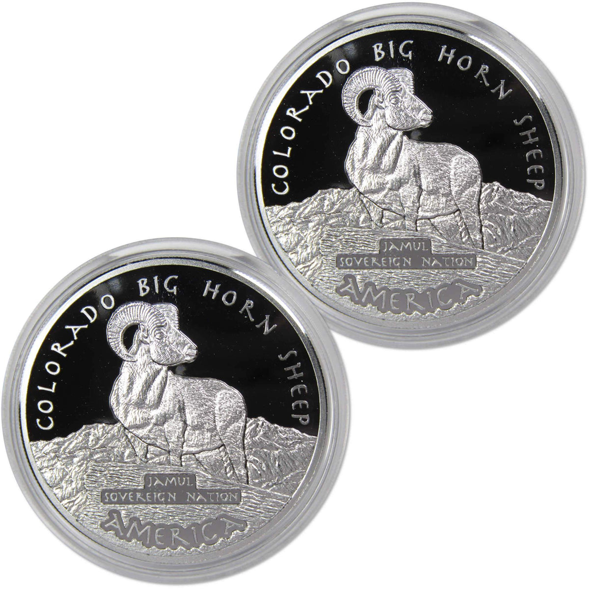 2019 Native American Jamul Pueblo Colorado Big Horn Sheep 1 oz Silver
