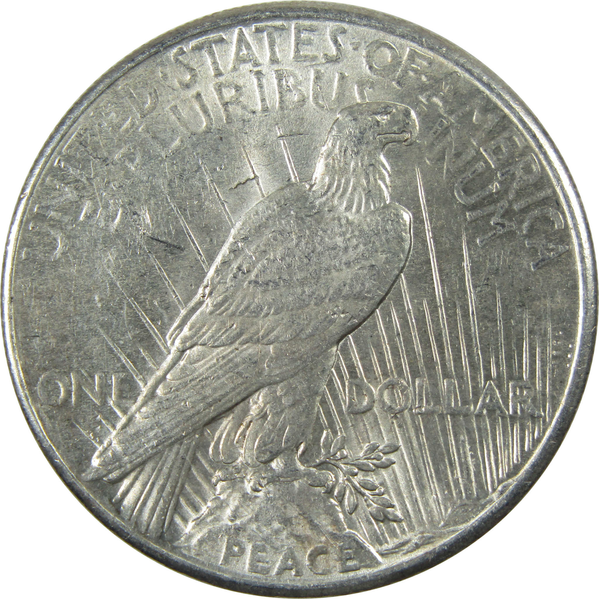 1925 Peace Dollar AU About Uncirculated Silver $1 Coin SKU:I15098