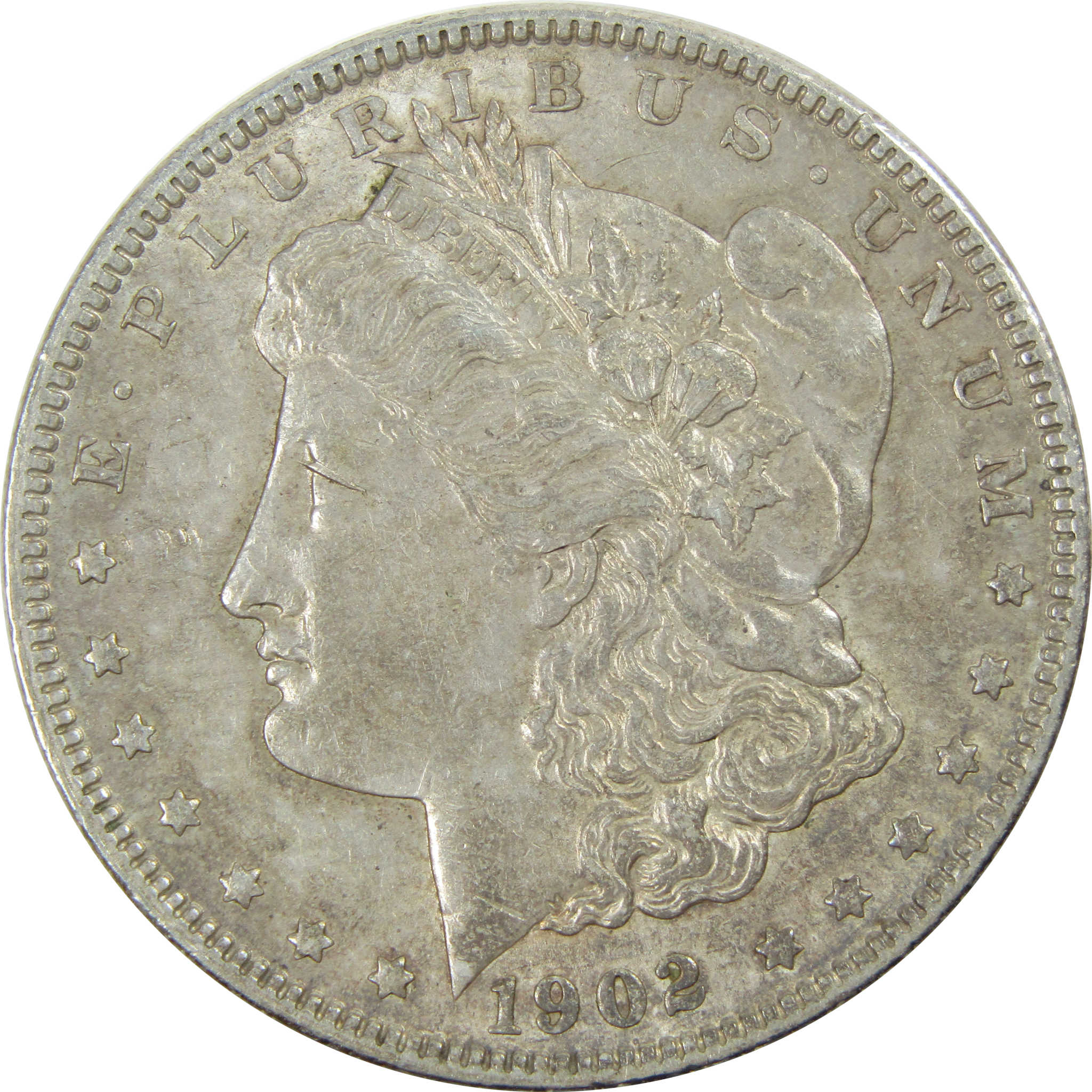 1902 Morgan Dollar AU About Uncirculated Silver $1 Coin SKU:I13677 - Morgan coin - Morgan silver dollar - Morgan silver dollar for sale - Profile Coins &amp; Collectibles