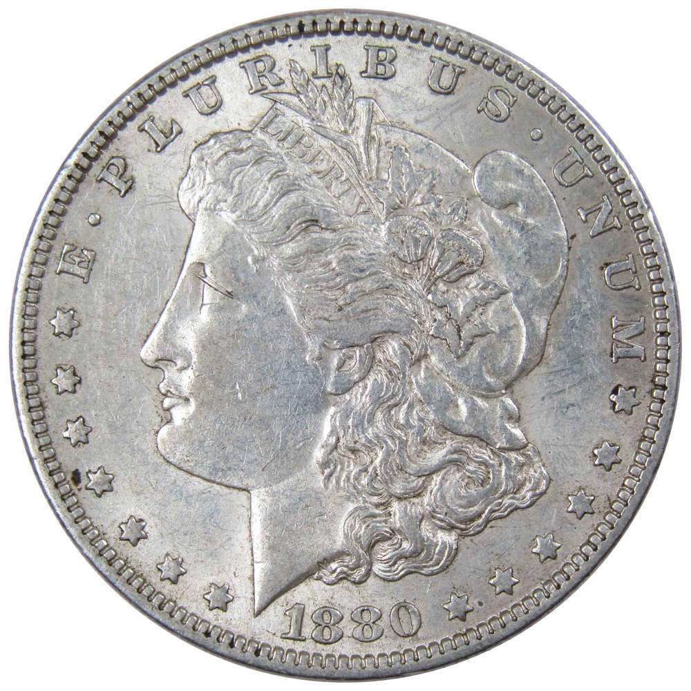 1880 O Morgan Dollar XF EF Extremely Fine 90% Silver $1 US Coin Collectible - Morgan coin - Morgan silver dollar - Morgan silver dollar for sale - Profile Coins &amp; Collectibles
