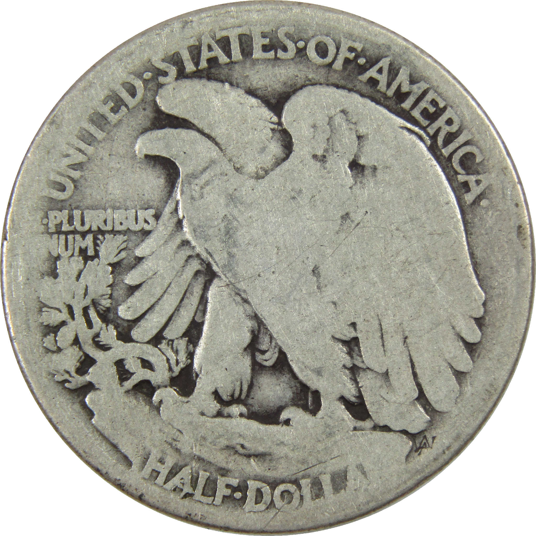 1916 Liberty Walking Half Dollar AG About Good Silver 50c SKU:I12335
