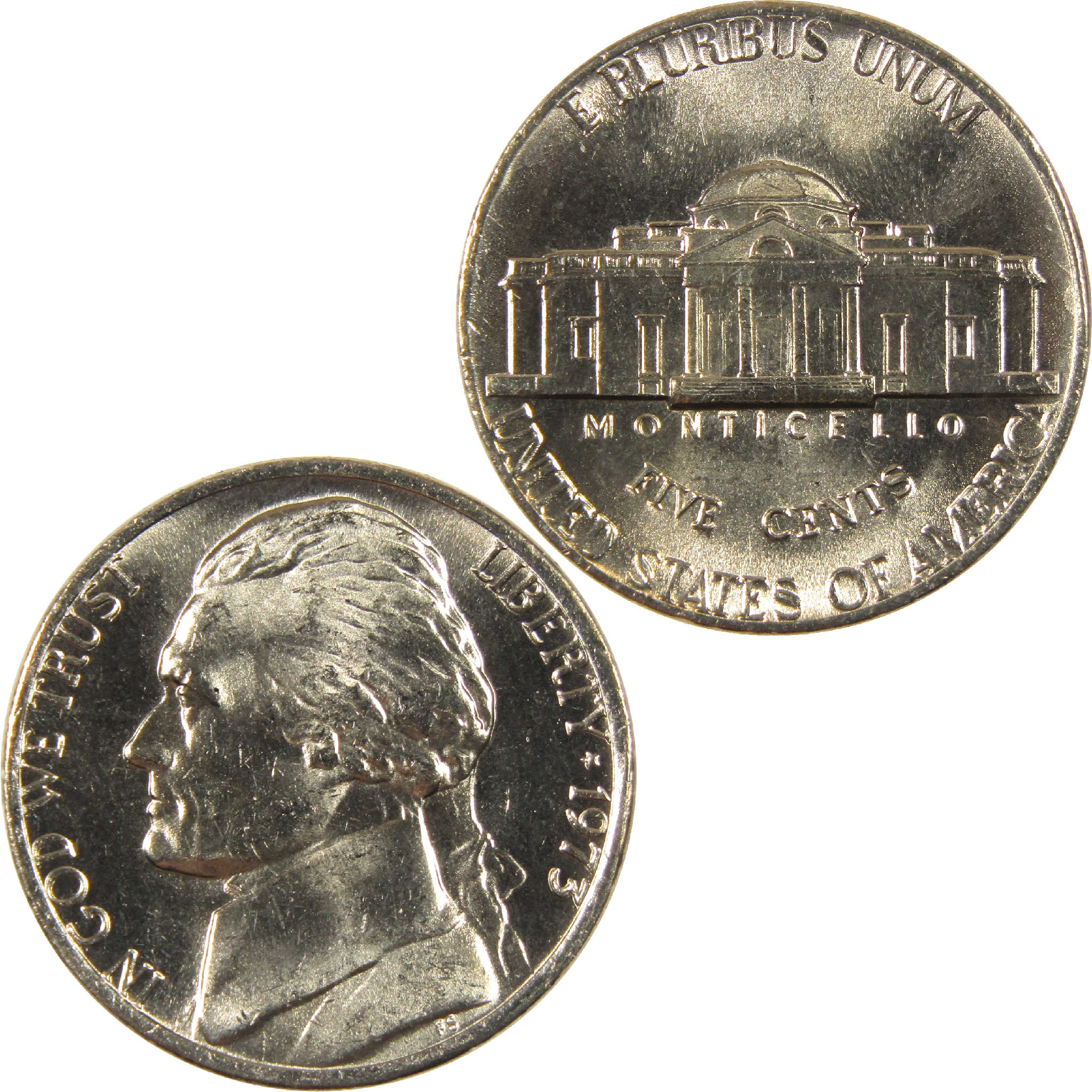 1973 Jefferson Nickel Uncirculated 5c Coin