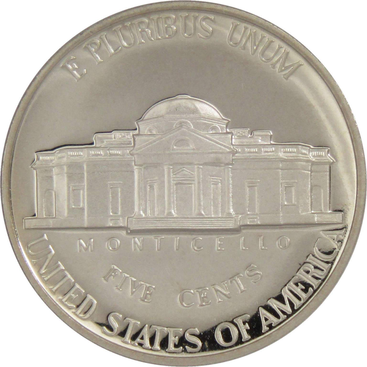 1996 S Jefferson Nickel Proof 5c Coin Collectible
