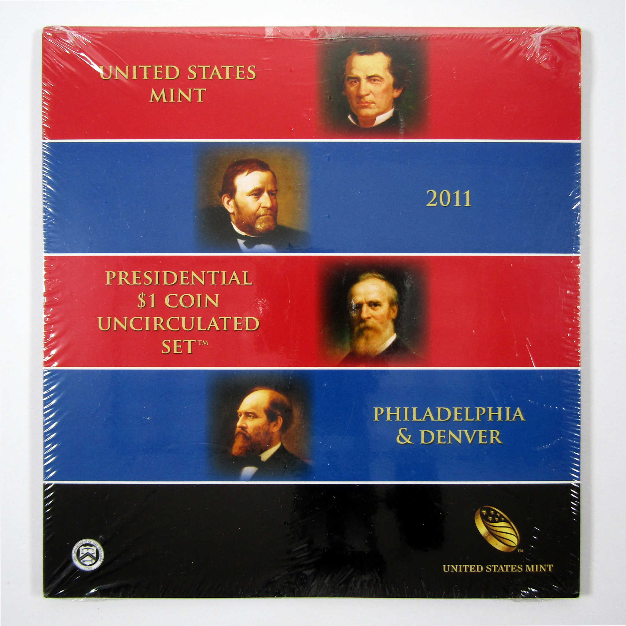 2011 P&D Presidential Dollar $1 Coin Uncirculated Set OGP SKU:CPC3628