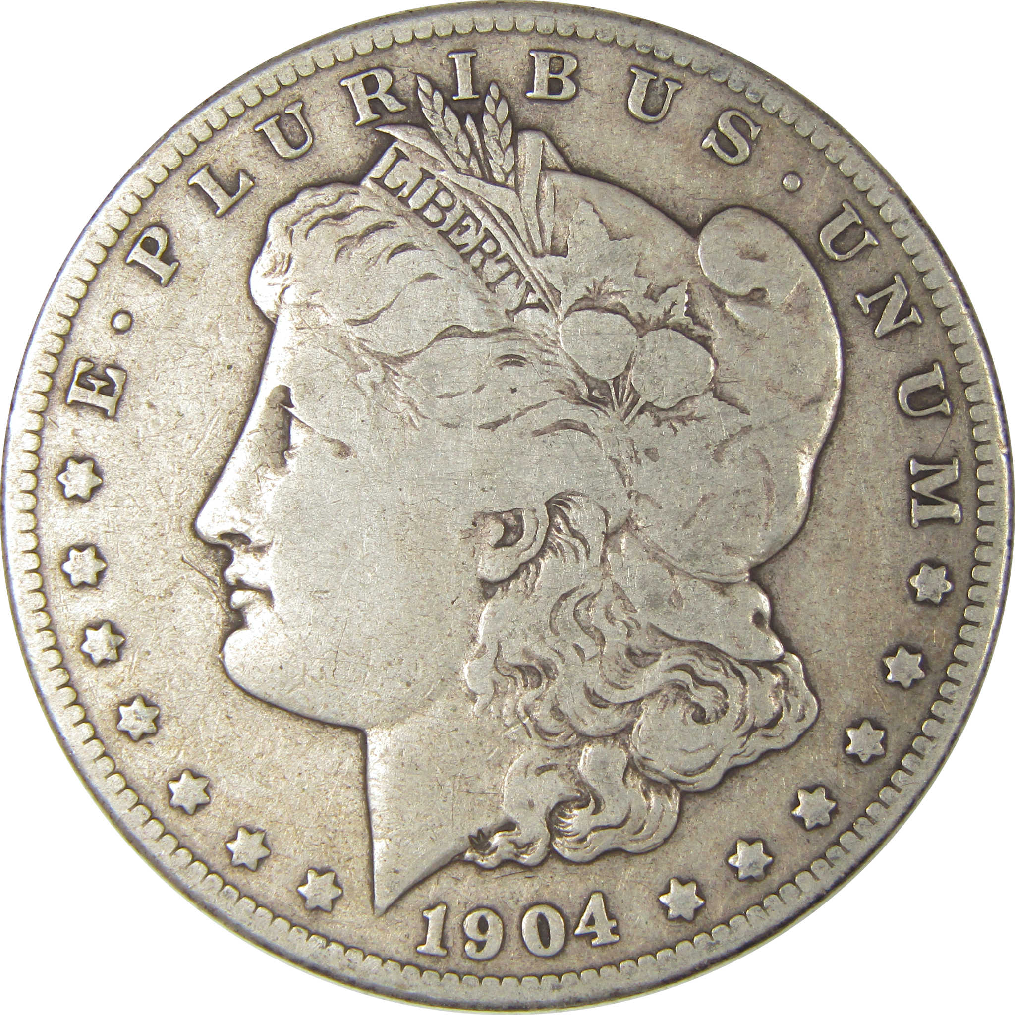 1904 S Morgan Dollar F Fine Silver $1 Coin SKU:I22513 - Morgan coin - Morgan silver dollar - Morgan silver dollar for sale - Profile Coins &amp; Collectibles