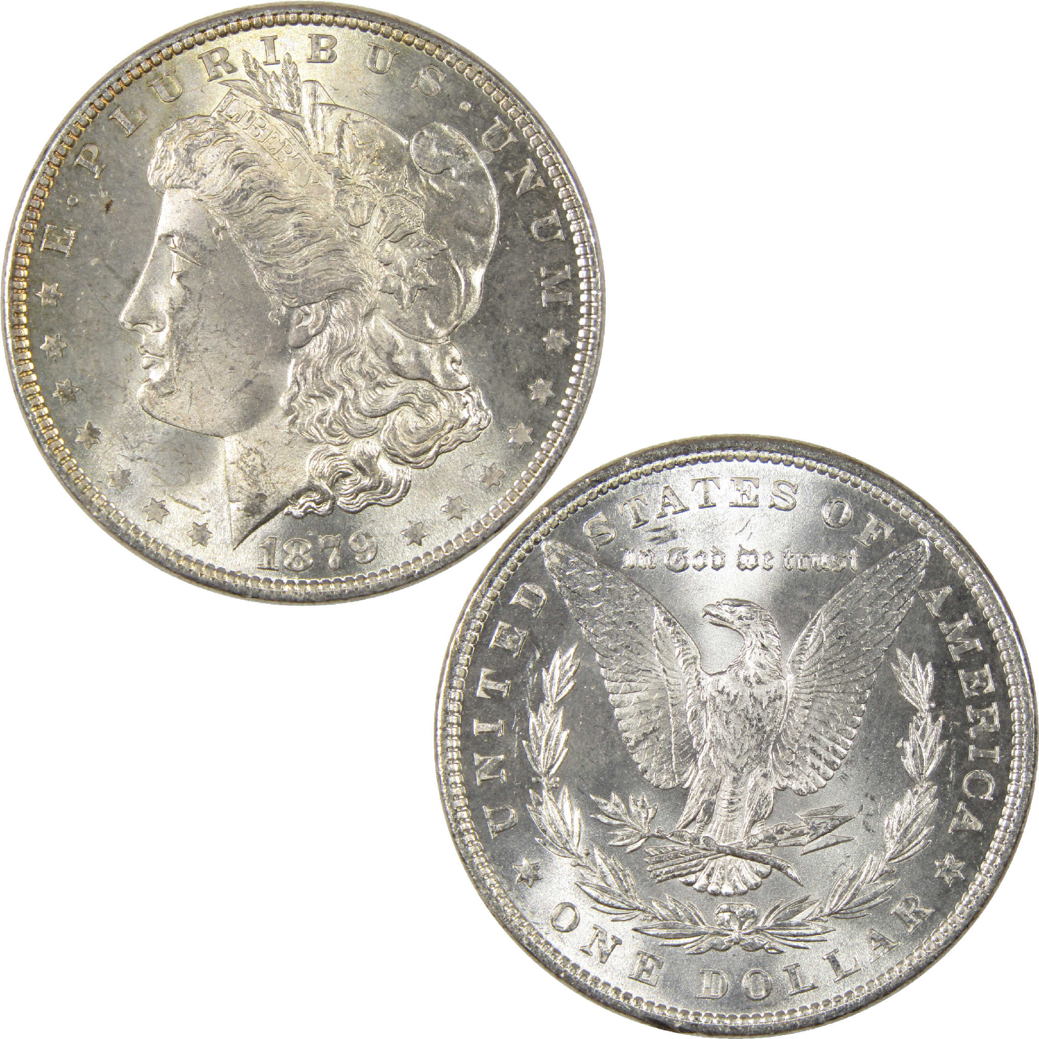 1879 Morgan Dollar Uncirculated Silver $1 Coin - Morgan coin - Morgan silver dollar - Morgan silver dollar for sale - Profile Coins &amp; Collectibles