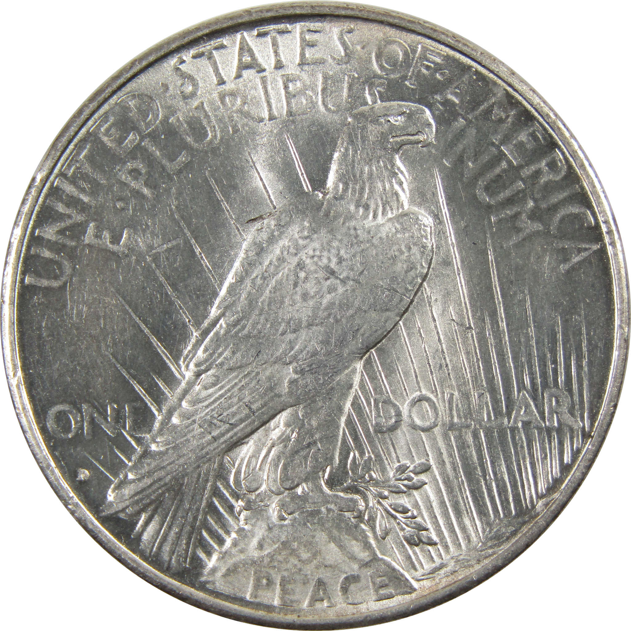 1934 D Peace Dollar Borderline Uncirculated 90% Silver $1 SKU:I8183