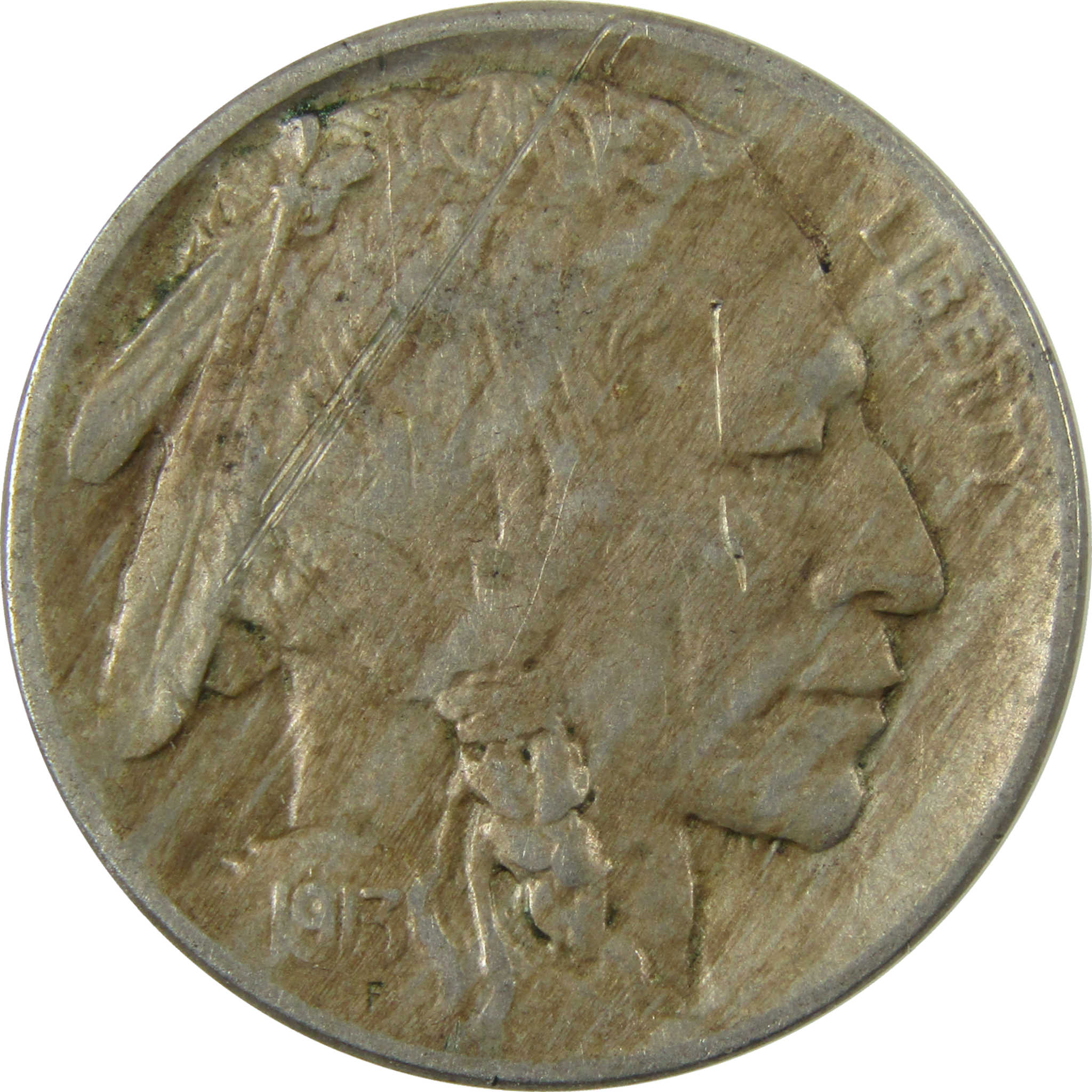 1913 Type 2 Buffalo Nickel XF EF Extremely Fine Details SKU:I28126