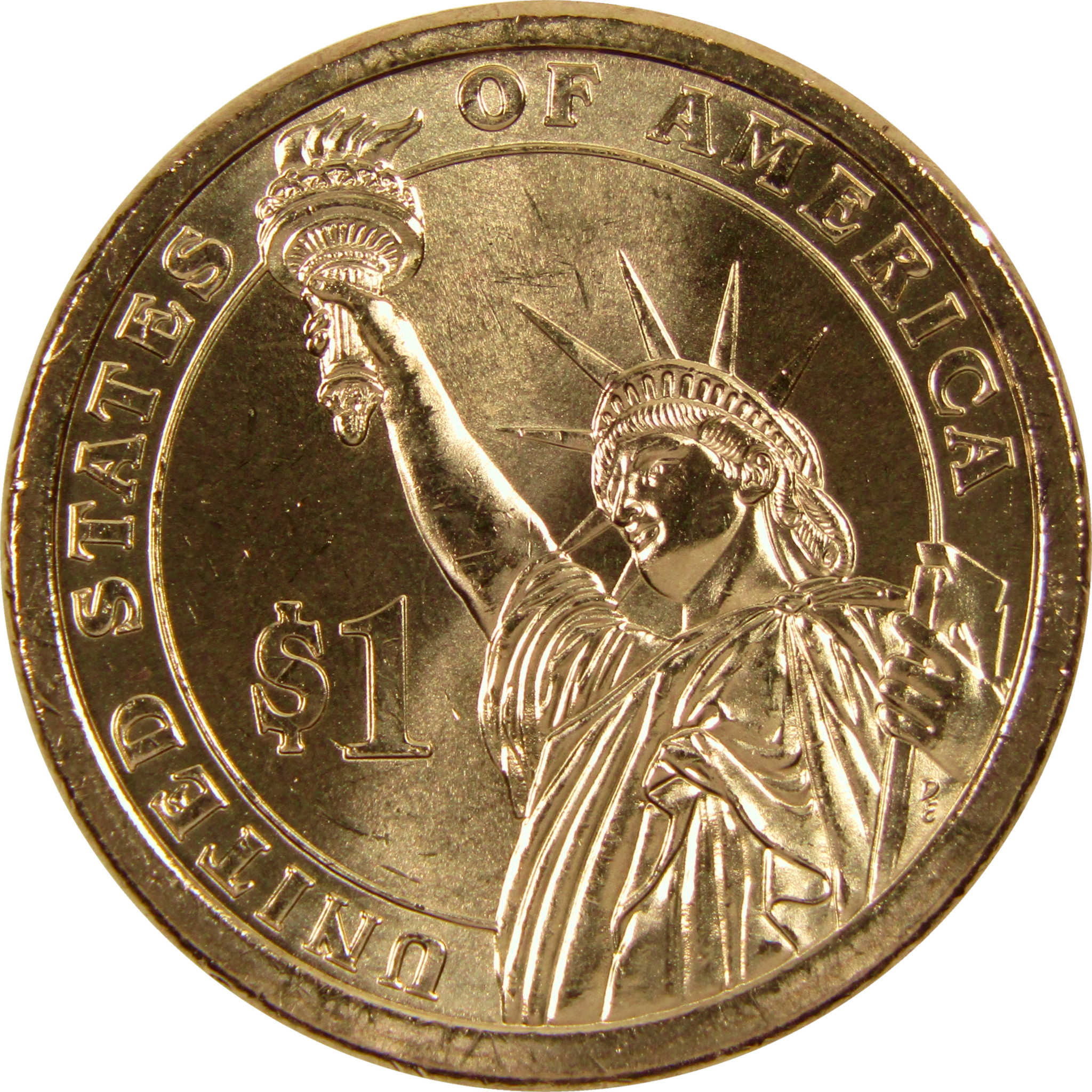 2007 P Thomas Jefferson Presidential Dollar BU Uncirculated $1 Coin