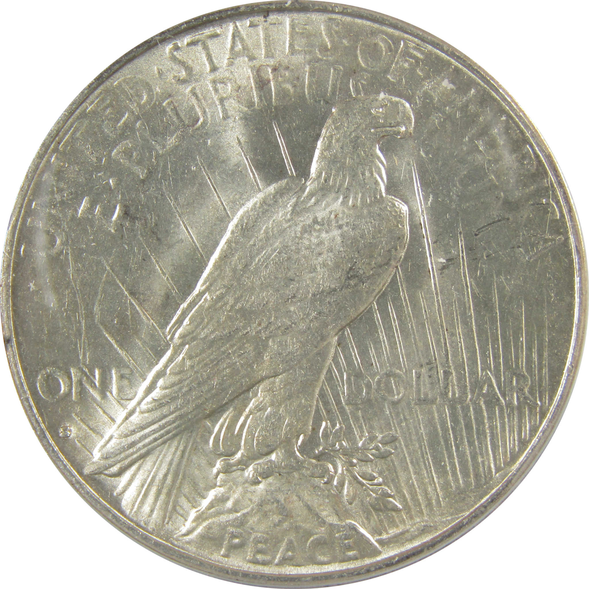 1935 S Peace Dollar MS 60 ANACS Silver Uncirculated $1 Coin SKU:I20754
