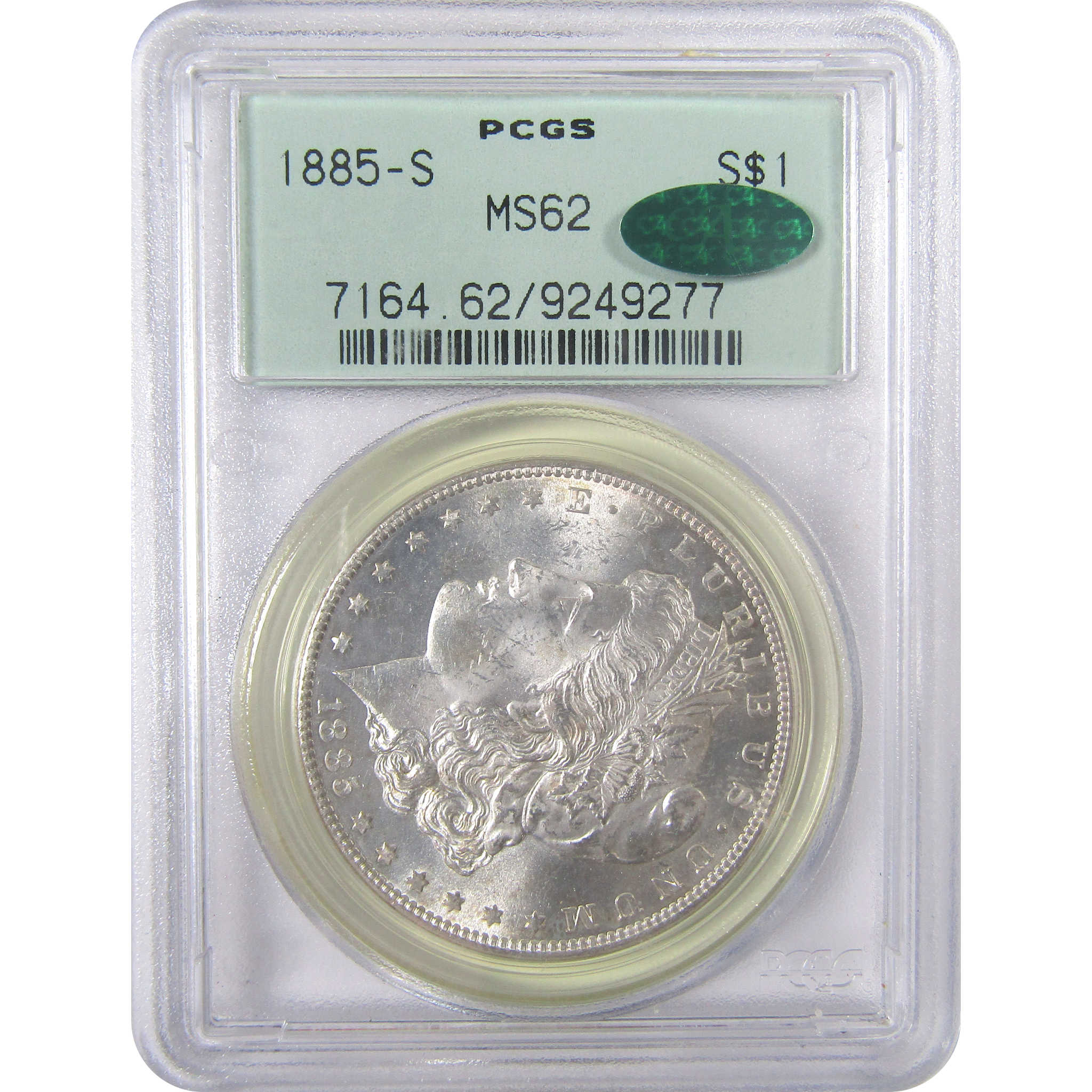 1885 S Morgan Dollar MS 62 PCGS CAC Silver Uncirculated $1 SKU:I17379 - Morgan coin - Morgan silver dollar - Morgan silver dollar for sale - Profile Coins &amp; Collectibles