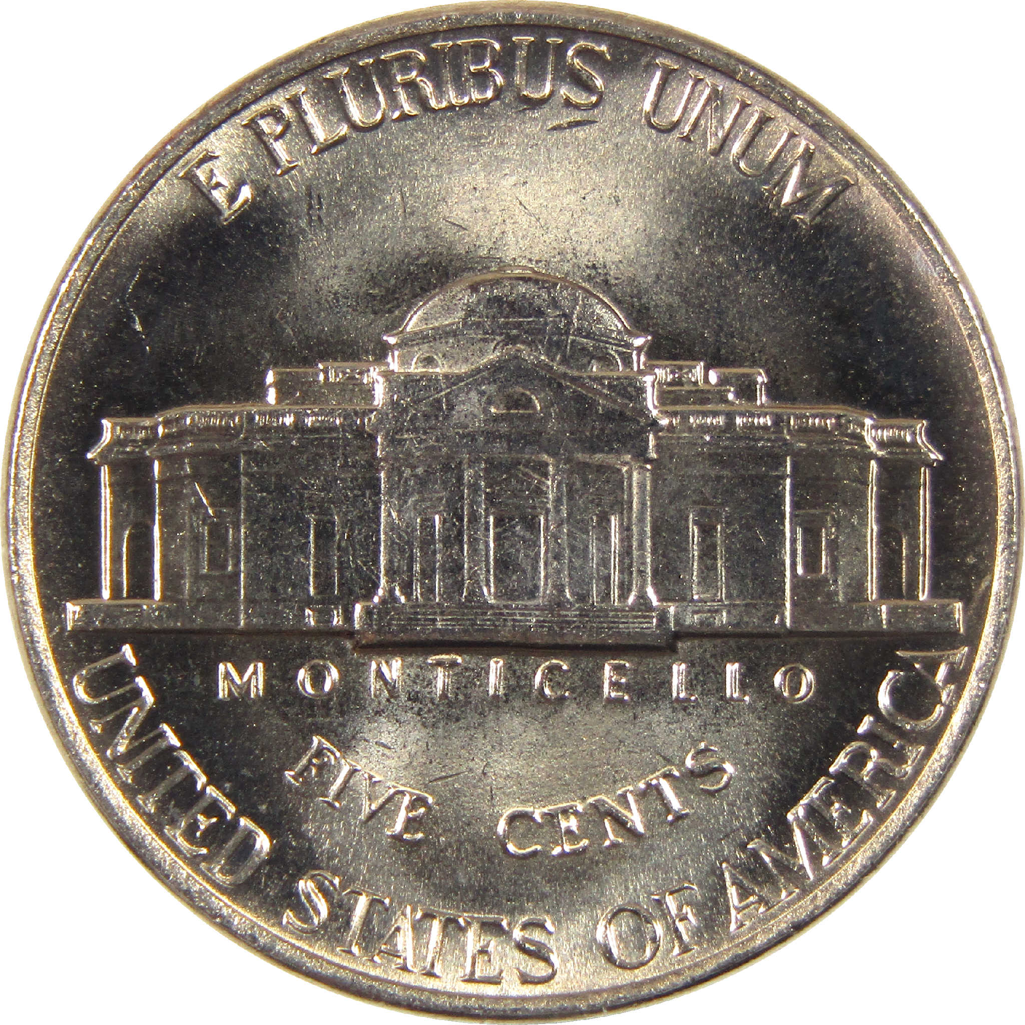 1990 D Jefferson Nickel BU Uncirculated 5c Coin