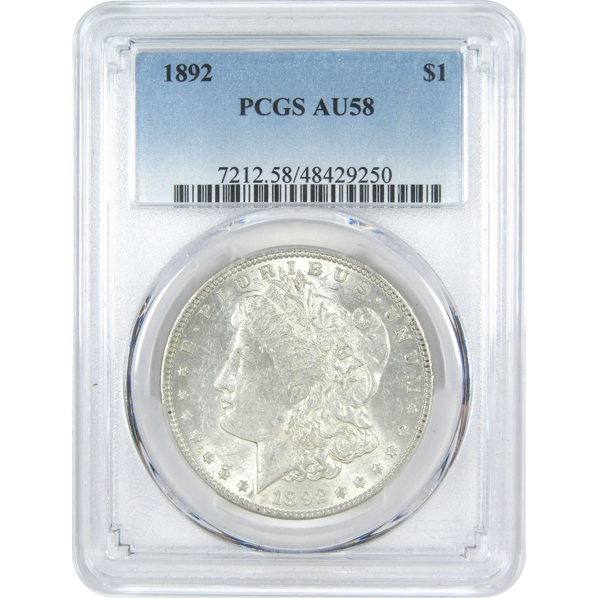 1892 Morgan Dollar AU 58 PCGS Silver $1 Coin SKU:I15382 - Morgan coin - Morgan silver dollar - Morgan silver dollar for sale - Profile Coins &amp; Collectibles