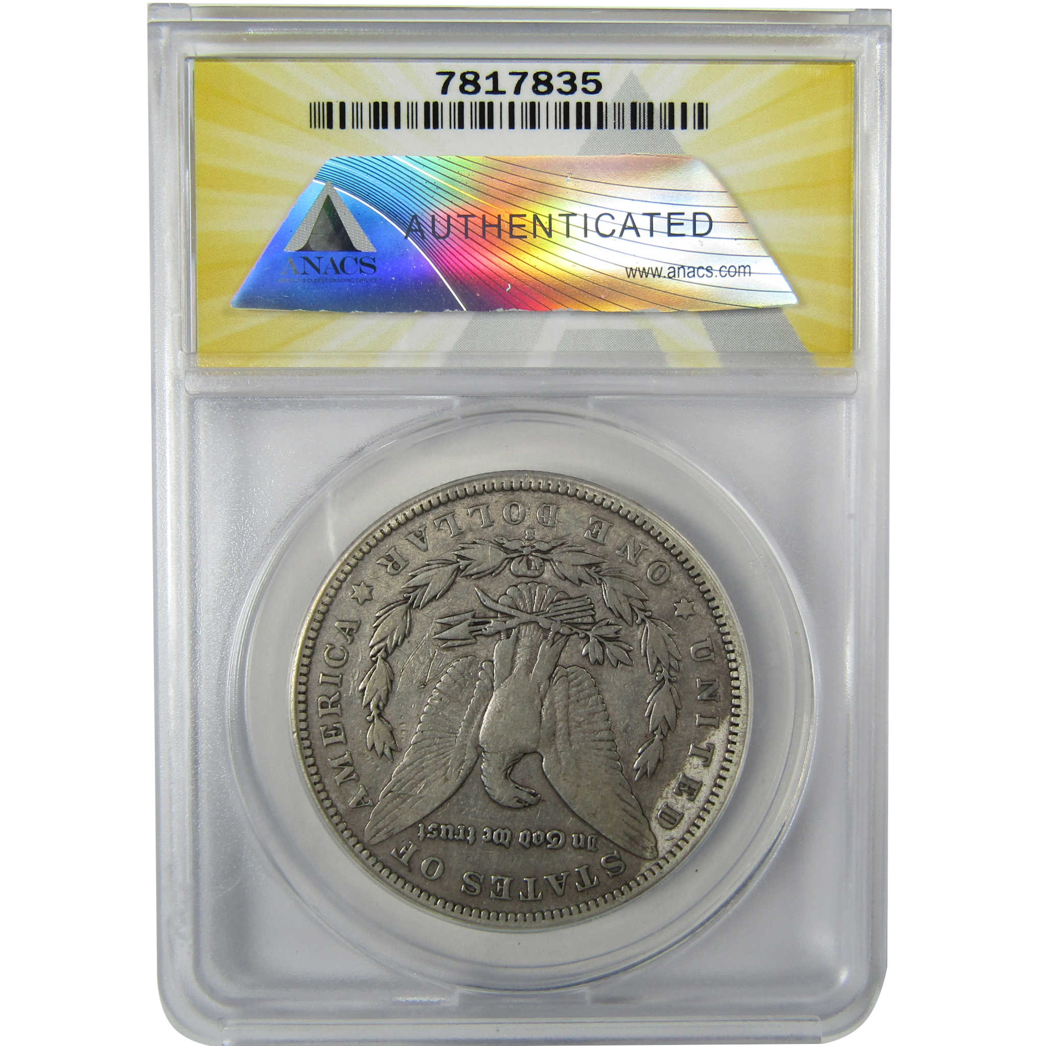 1892 S Morgan Silver Dollar F 12 Details ANACS $1 CoinSKU:CP862