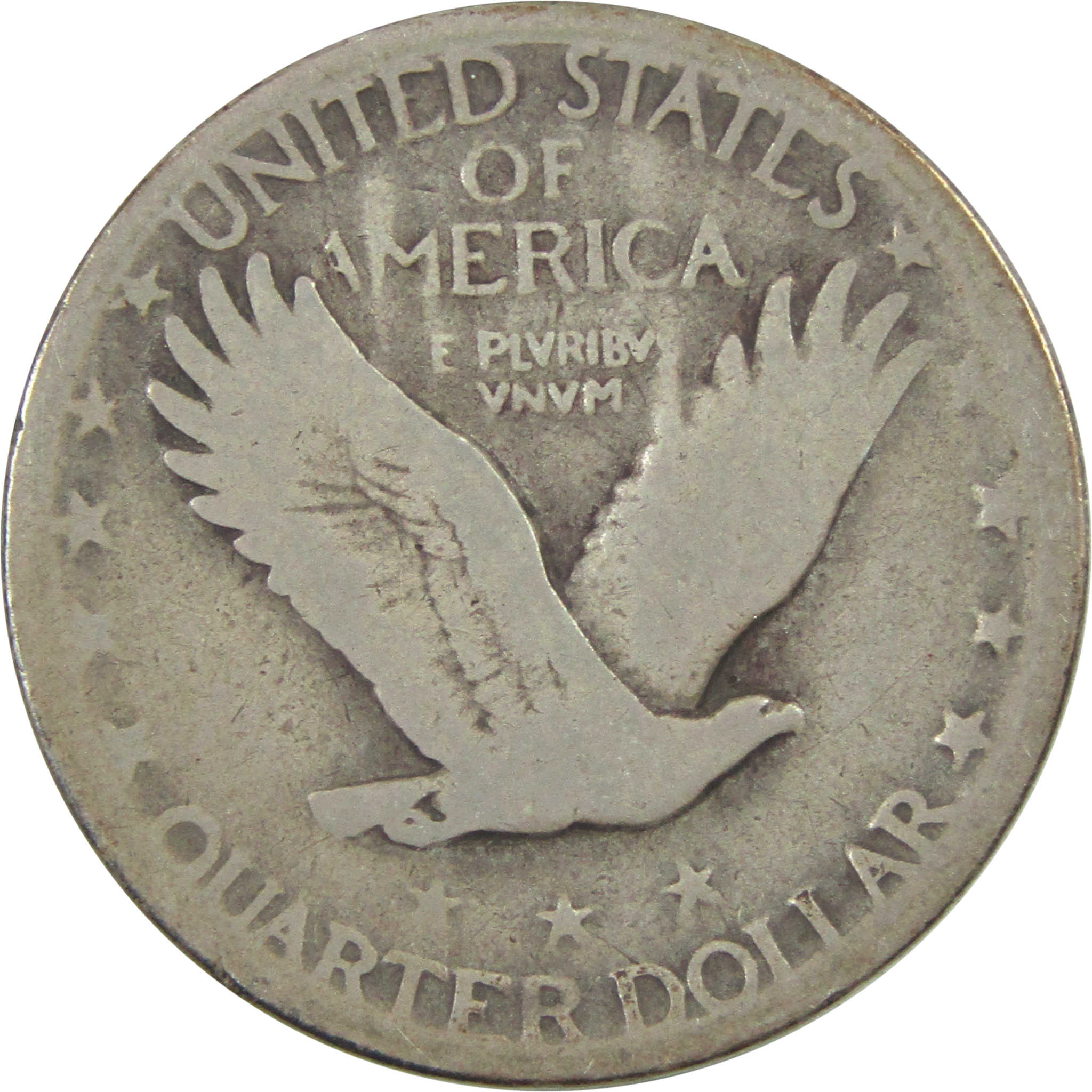 1927 S Standing Liberty Quarter G Good Silver 25c Coin SKU:I15313