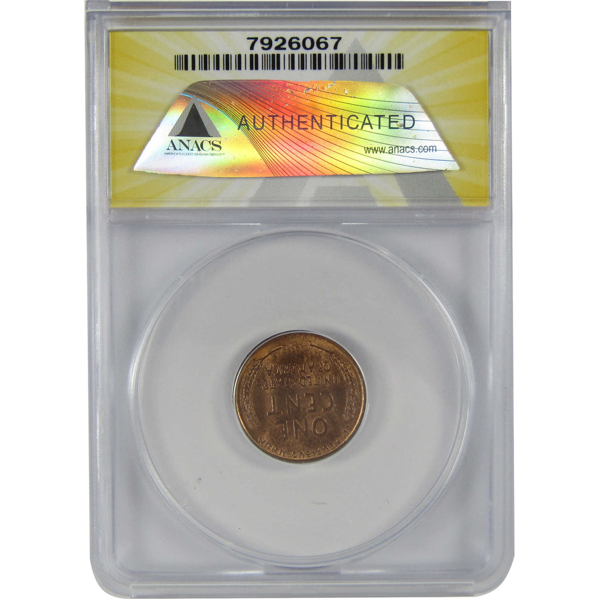 1909 VDB Lincoln Wheat Cent MS 65 RB ANACS Penny 1c Coin SKU:I28775