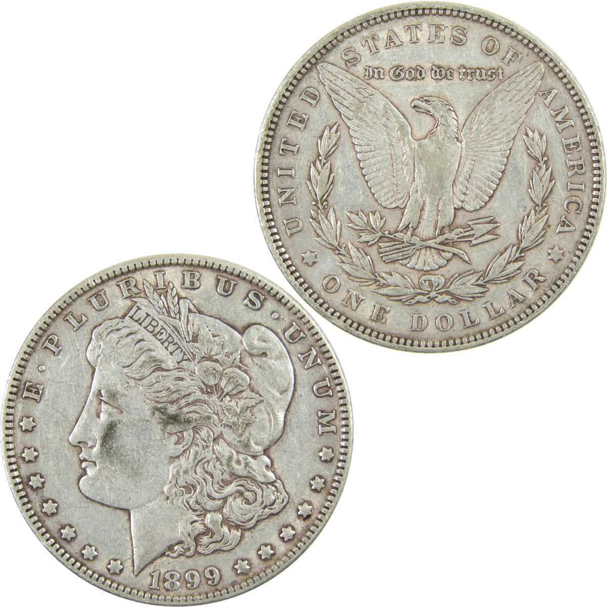 1899 Morgan Silver Dollar XF EF Extremely Fine $1 Coin SKU:CP1693