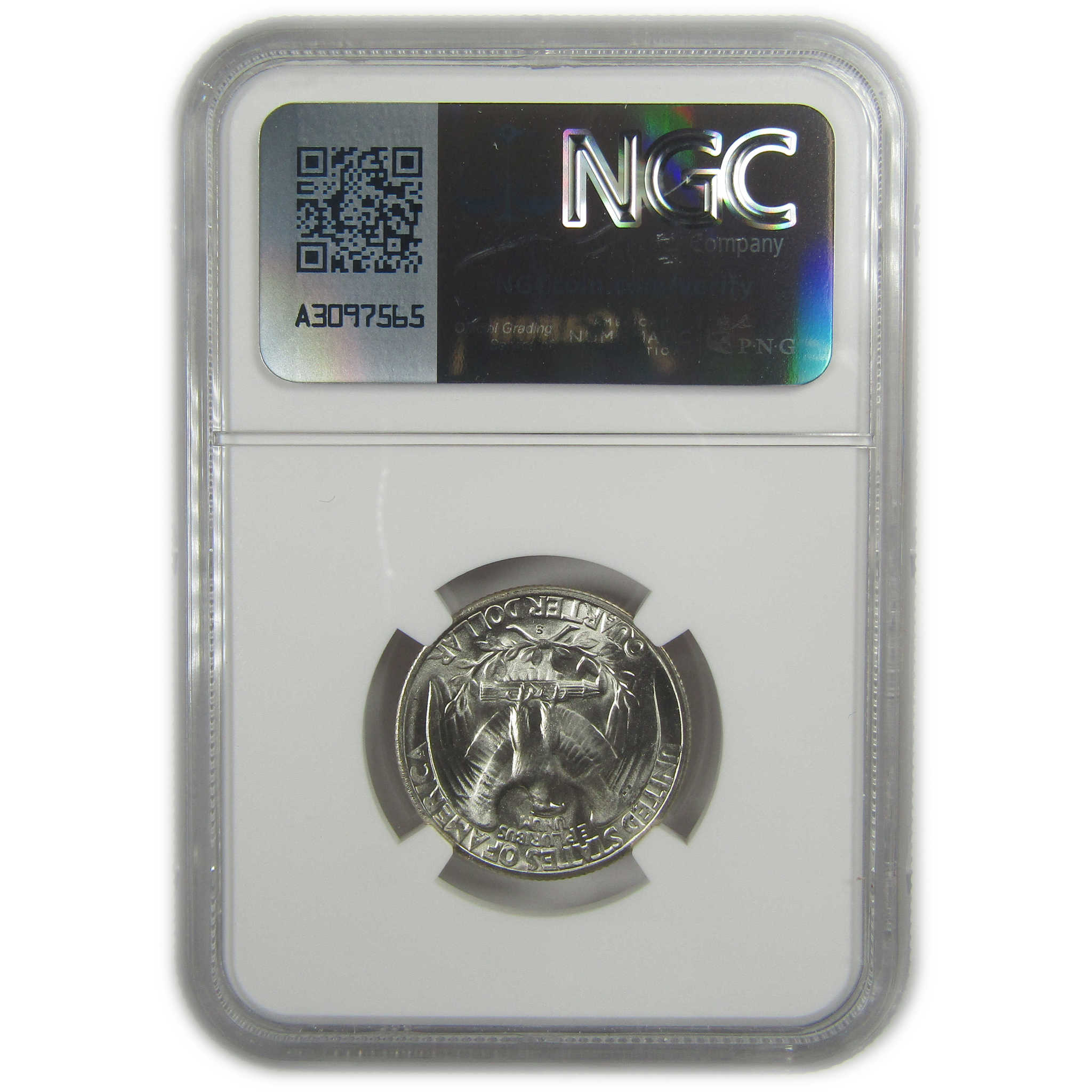 1946 S Washington Quarter MS 66 NGC Silver Bag Fragment SKU:I20510