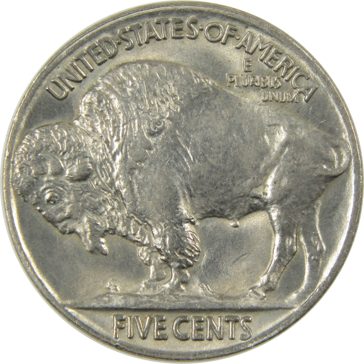 1926 Indian Head Buffalo Nickel Uncirculated Mint State 5c Coin