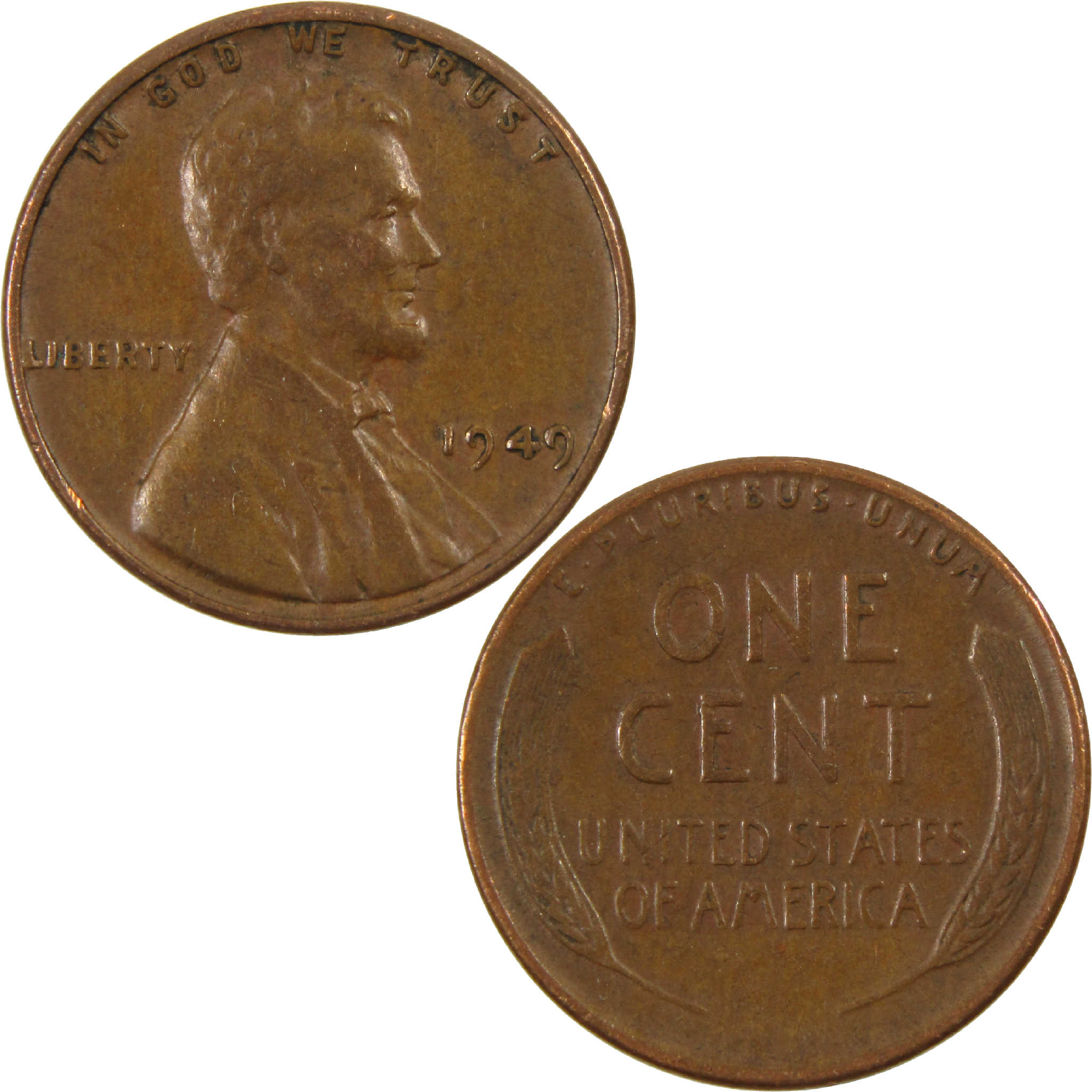 1949 Lincoln Wheat Cent AG About Good Penny 1c Coin