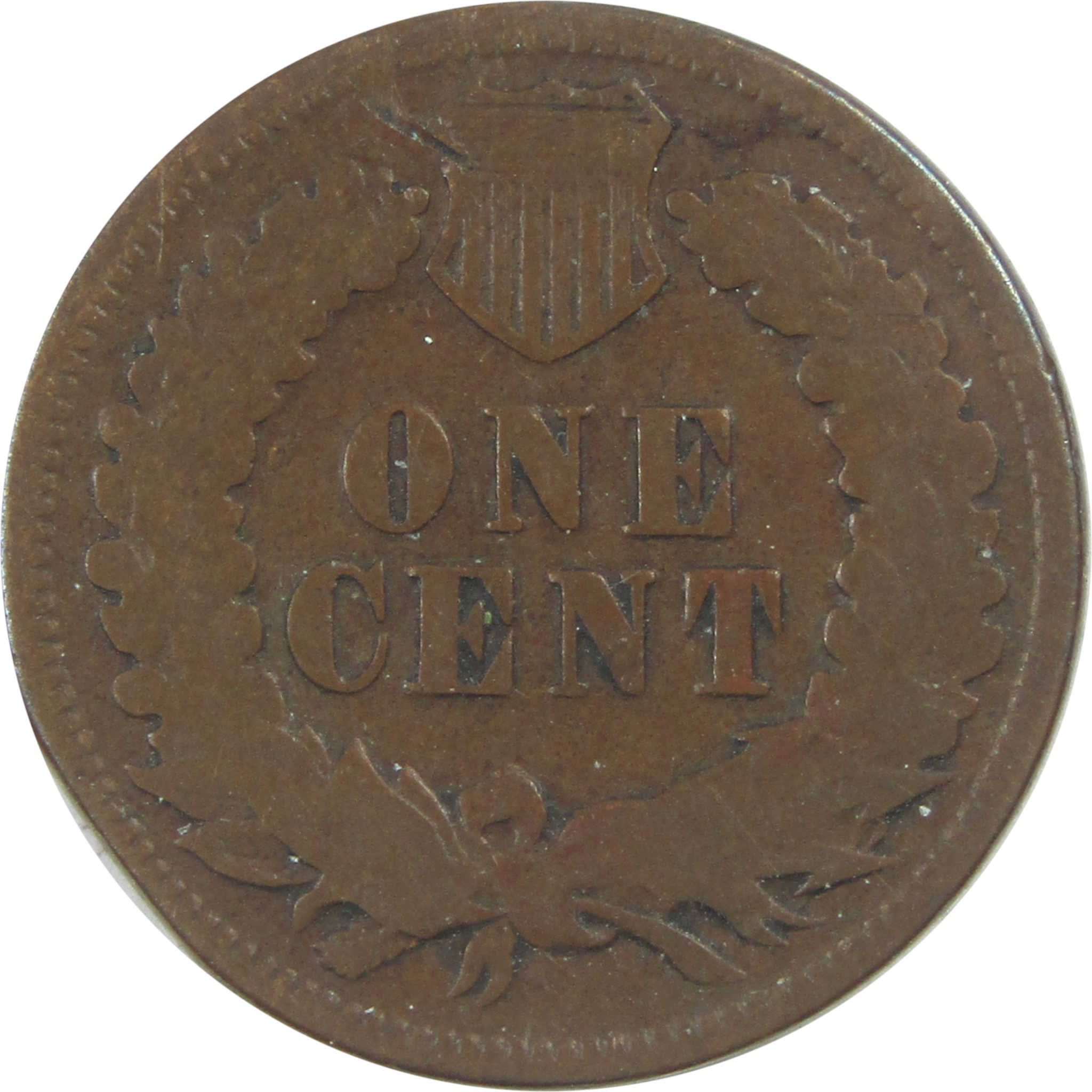 1876 Indian Head Cent G Good Penny 1c Coin SKU:I15551