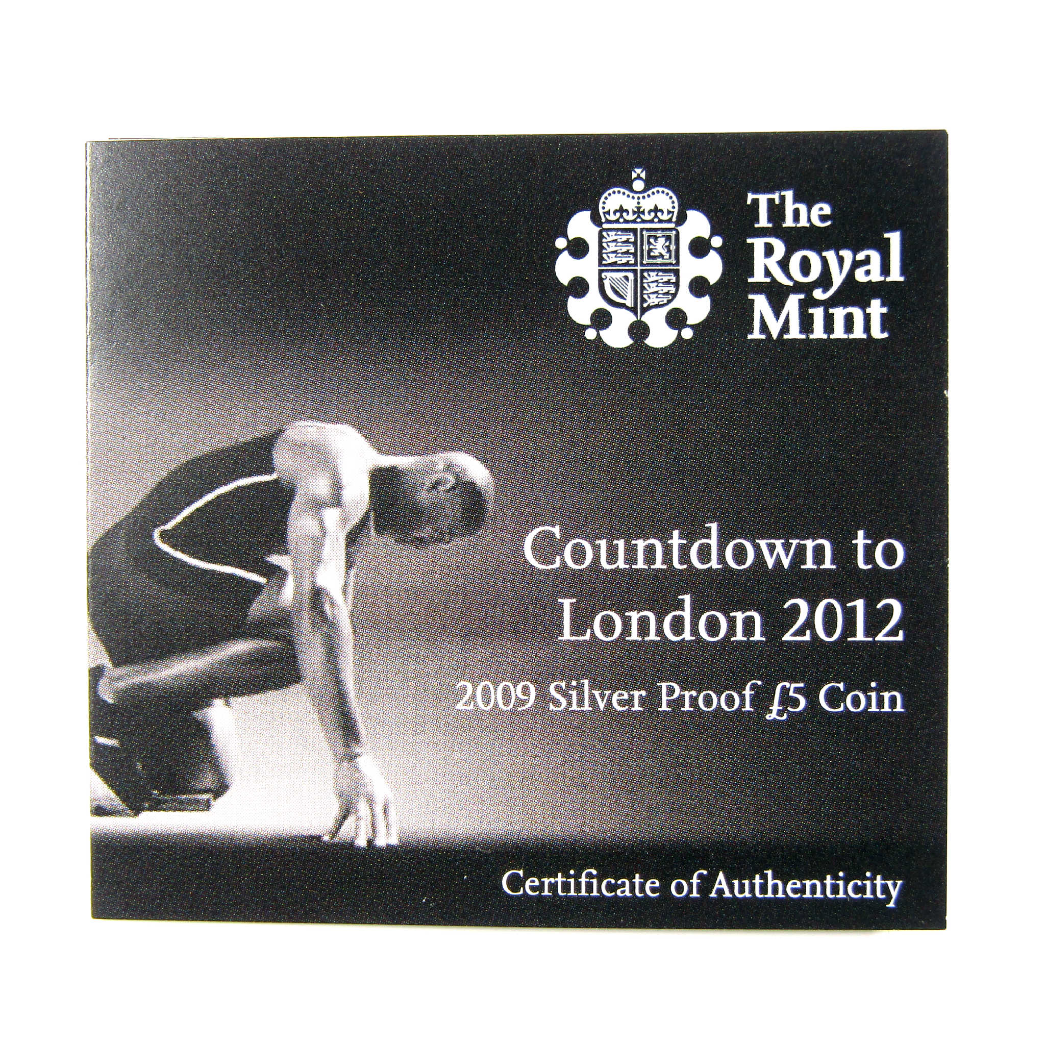 2009 UK Countdown to London XXX Olympiad 5lb Proof COA SKU:CPC5679