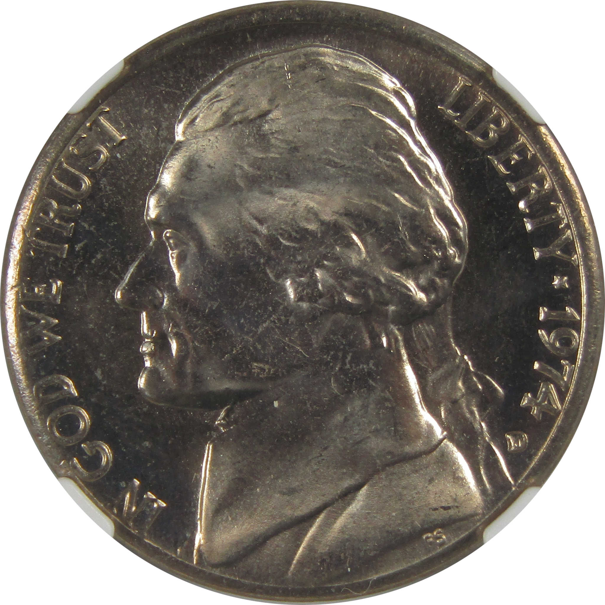 1974 D Jefferson Nickel MS 66 NGC Original Bag Fragment SKU:I23495