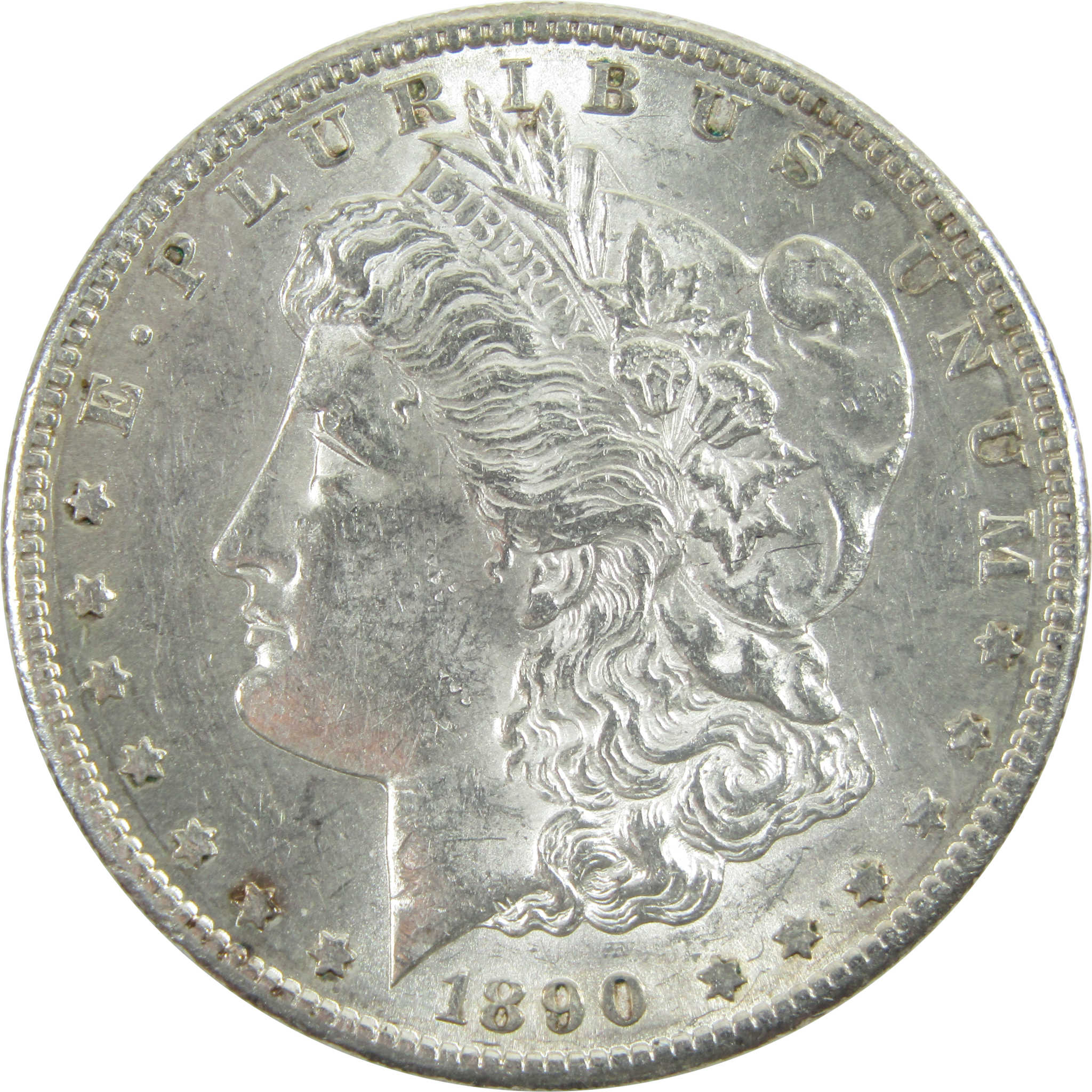 1890 S Morgan Dollar Choice About Uncirculated Silver SKU:CPC7917 - Morgan coin - Morgan silver dollar - Morgan silver dollar for sale - Profile Coins &amp; Collectibles