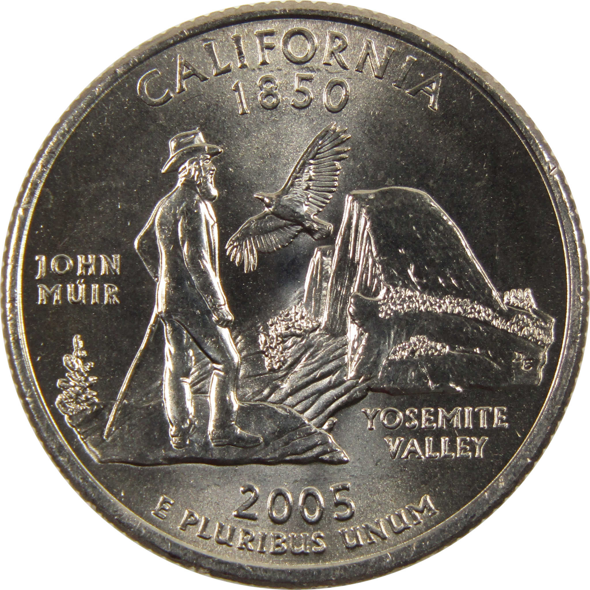 2005 P California State Quarter BU Uncirculated Clad 25c Coin